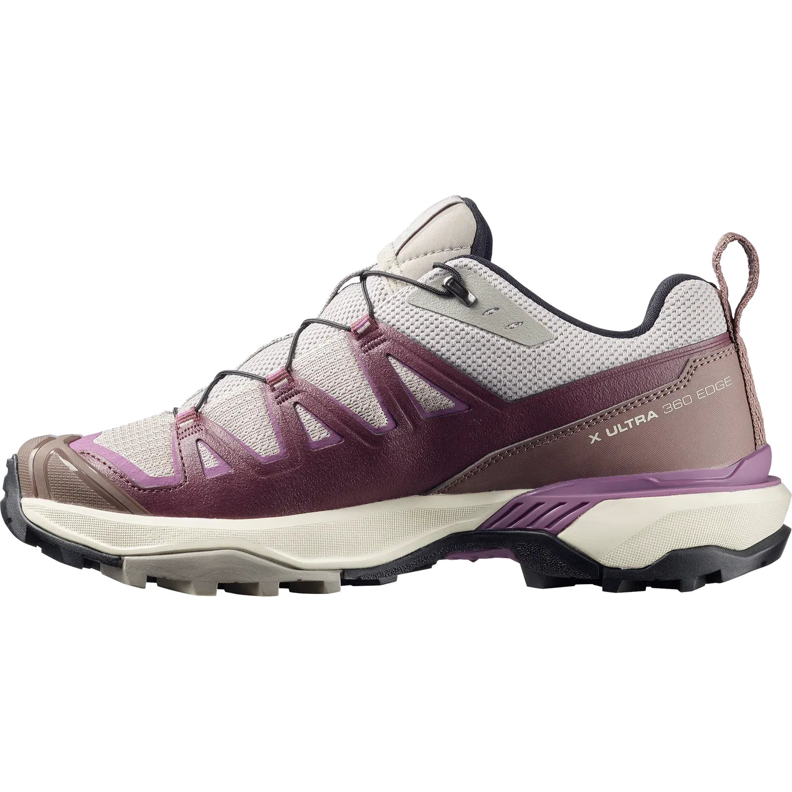 Salomon X Ultra 360 Edge Hiking & Backpacking Shoes Womens Silver Cloud