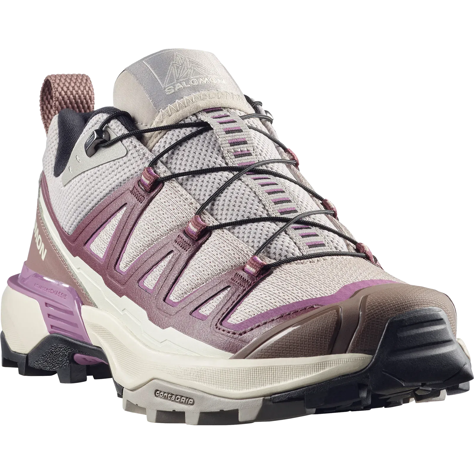 Salomon X Ultra 360 Edge Hiking & Backpacking Shoes Womens Silver Cloud