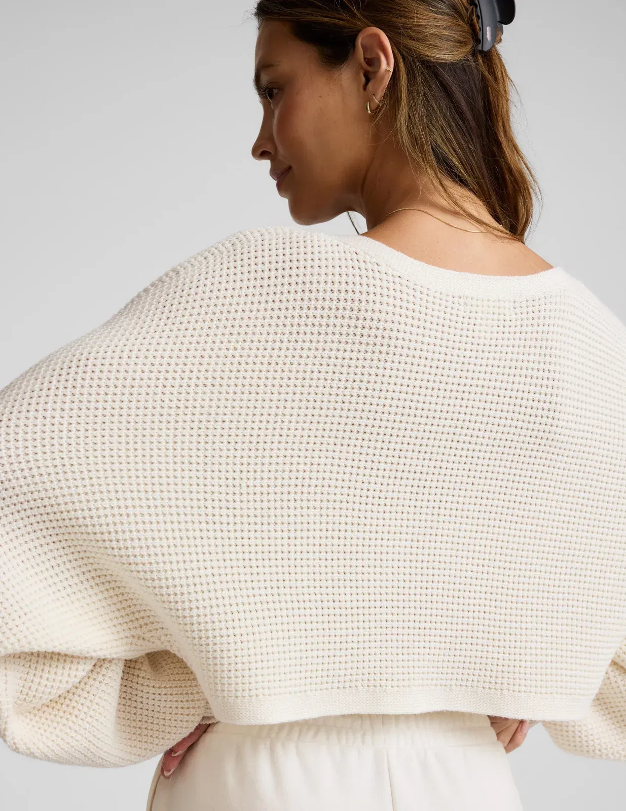 Beyond Yoga Ready For Barre Cropped Sweater Women's