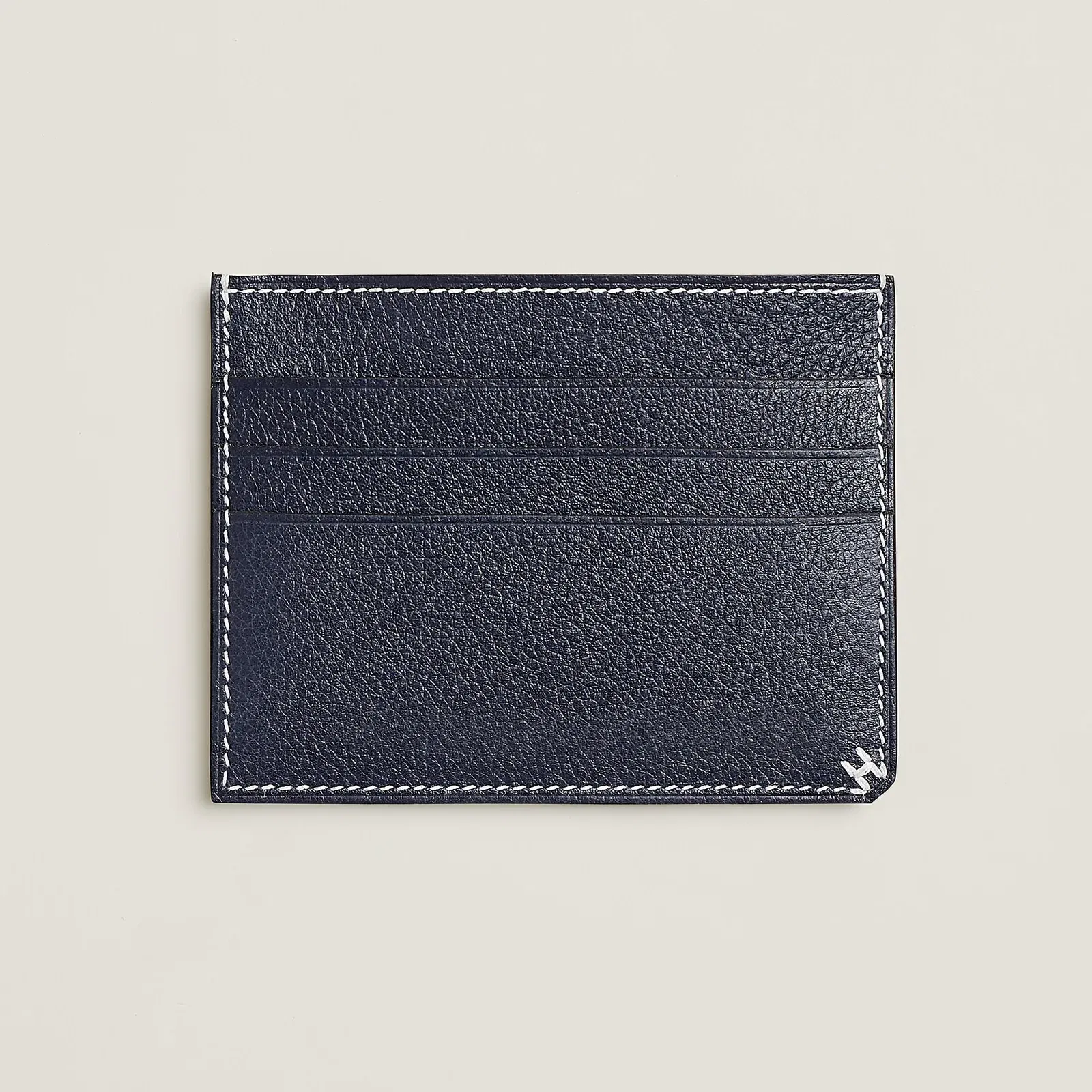 Hermes H Sellier Card Holder Noir