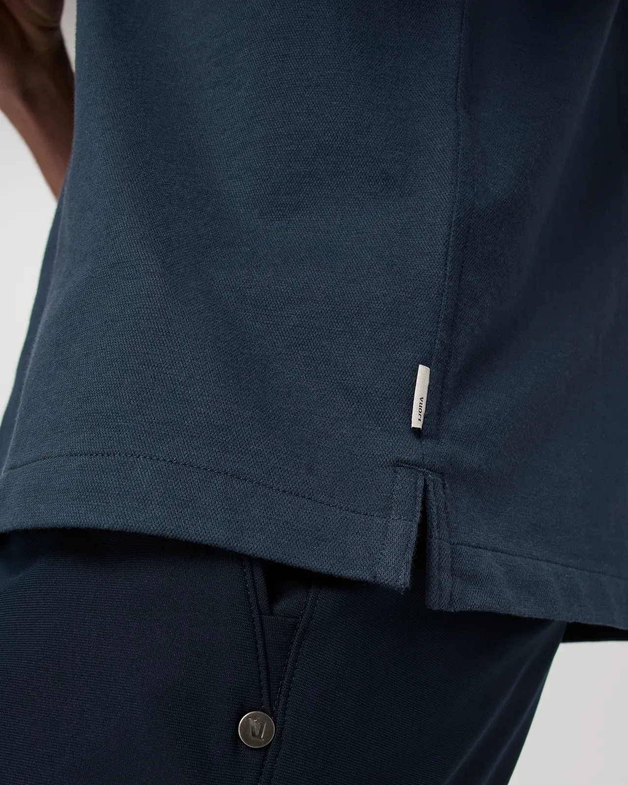 Vuori Short Sleeve Knit Oxford Camp Collar Button Down