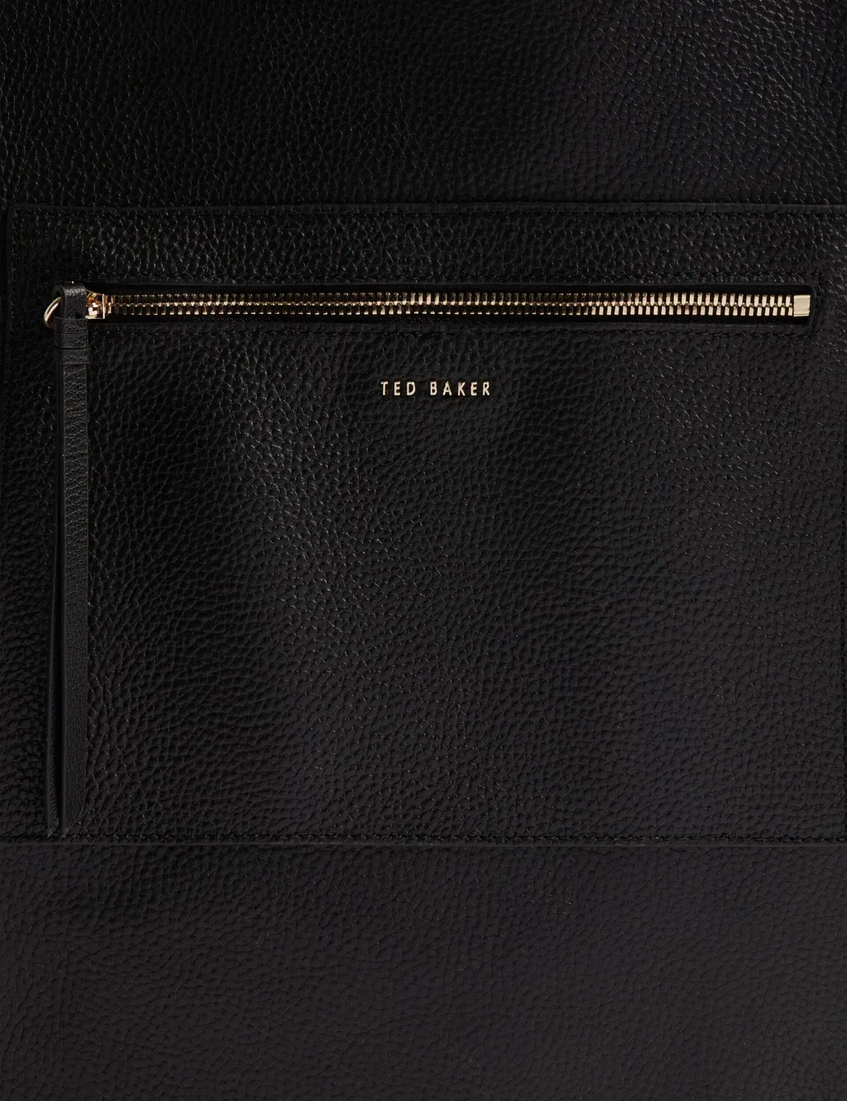 Ted Baker Tammila Tall Soft Leather Structured Tote Bag In Black Women's