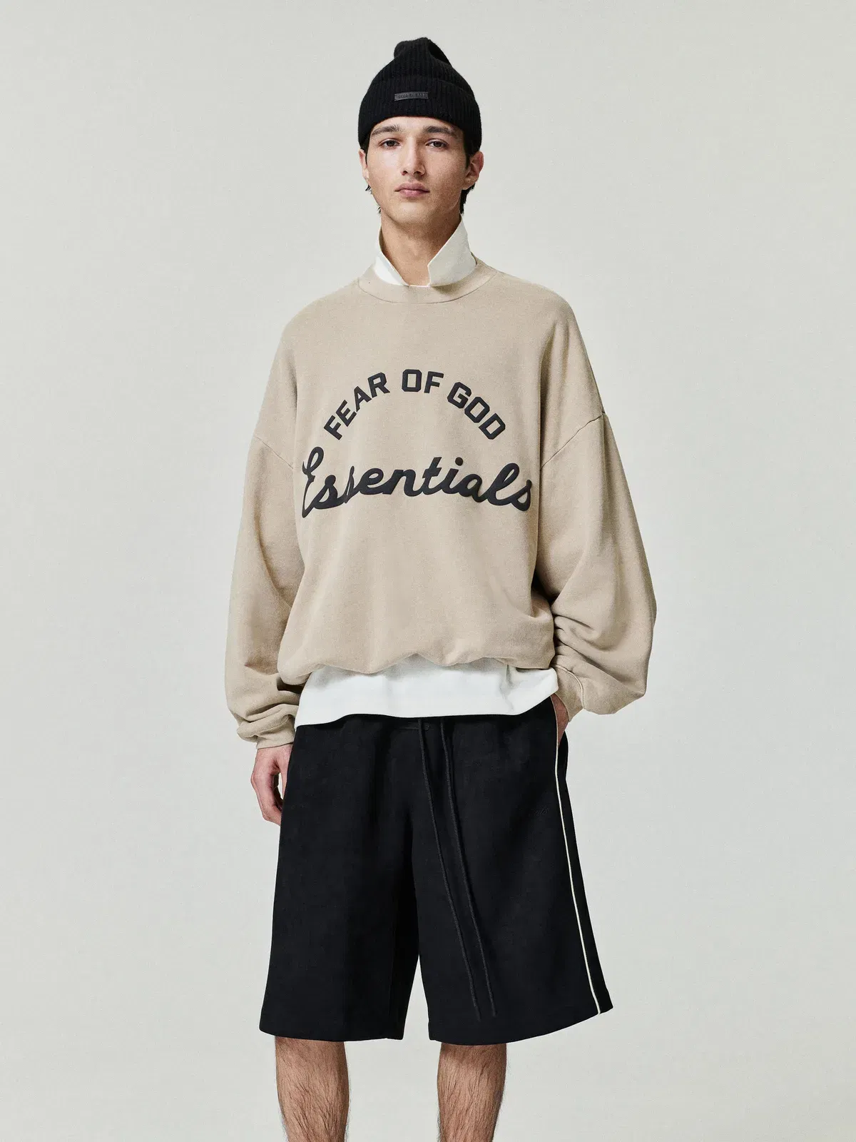 Essentials Training 90S Crewneck Sweatshirt Faded Dune