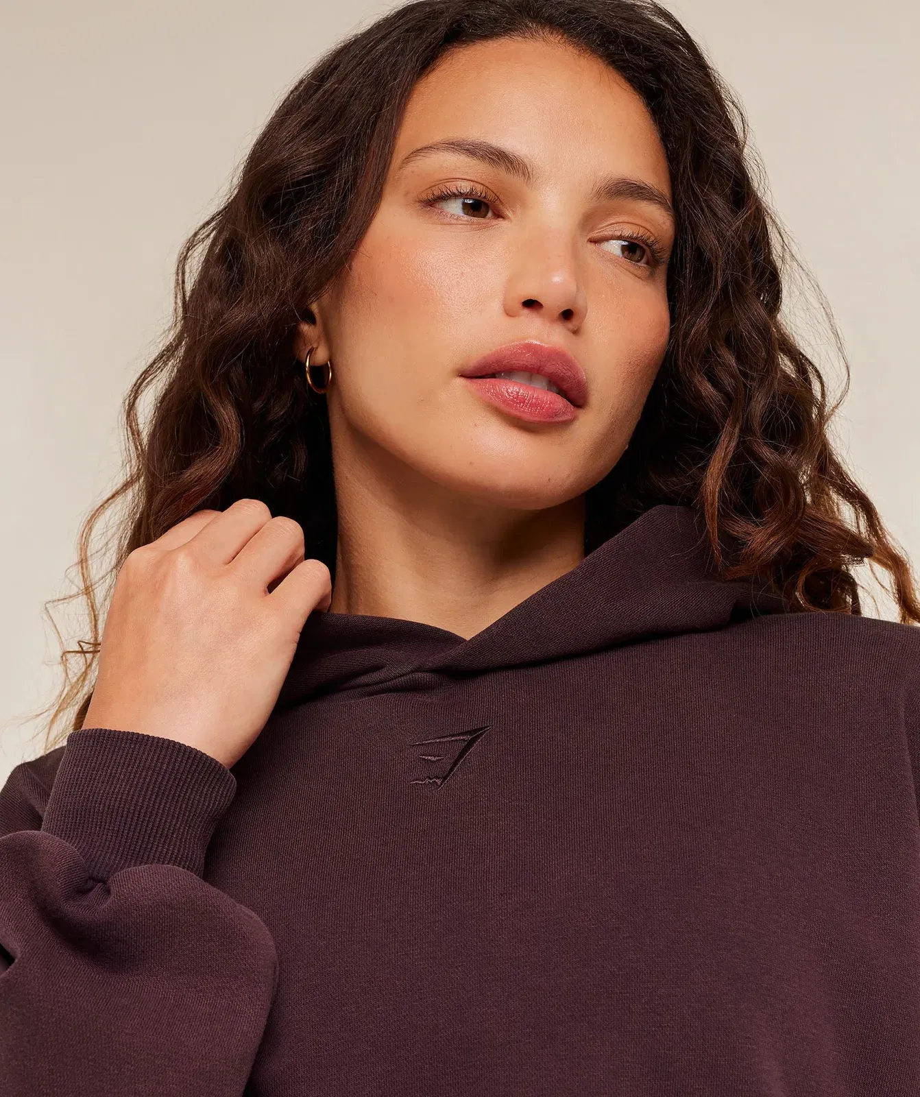 Gymshark Power Washed Oversized Hoodie - Cherry Purple/Acid Wash