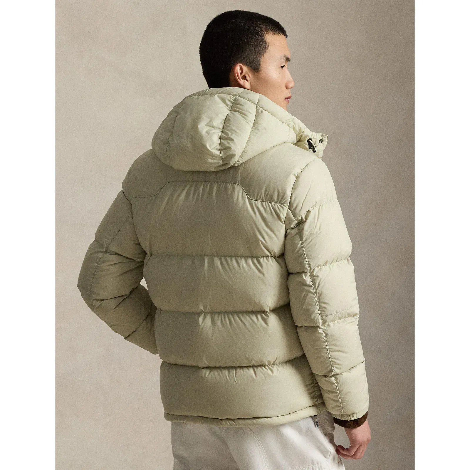 El Cap Water Resistant Duck Down Detachable Hood Short Puffer Jacket