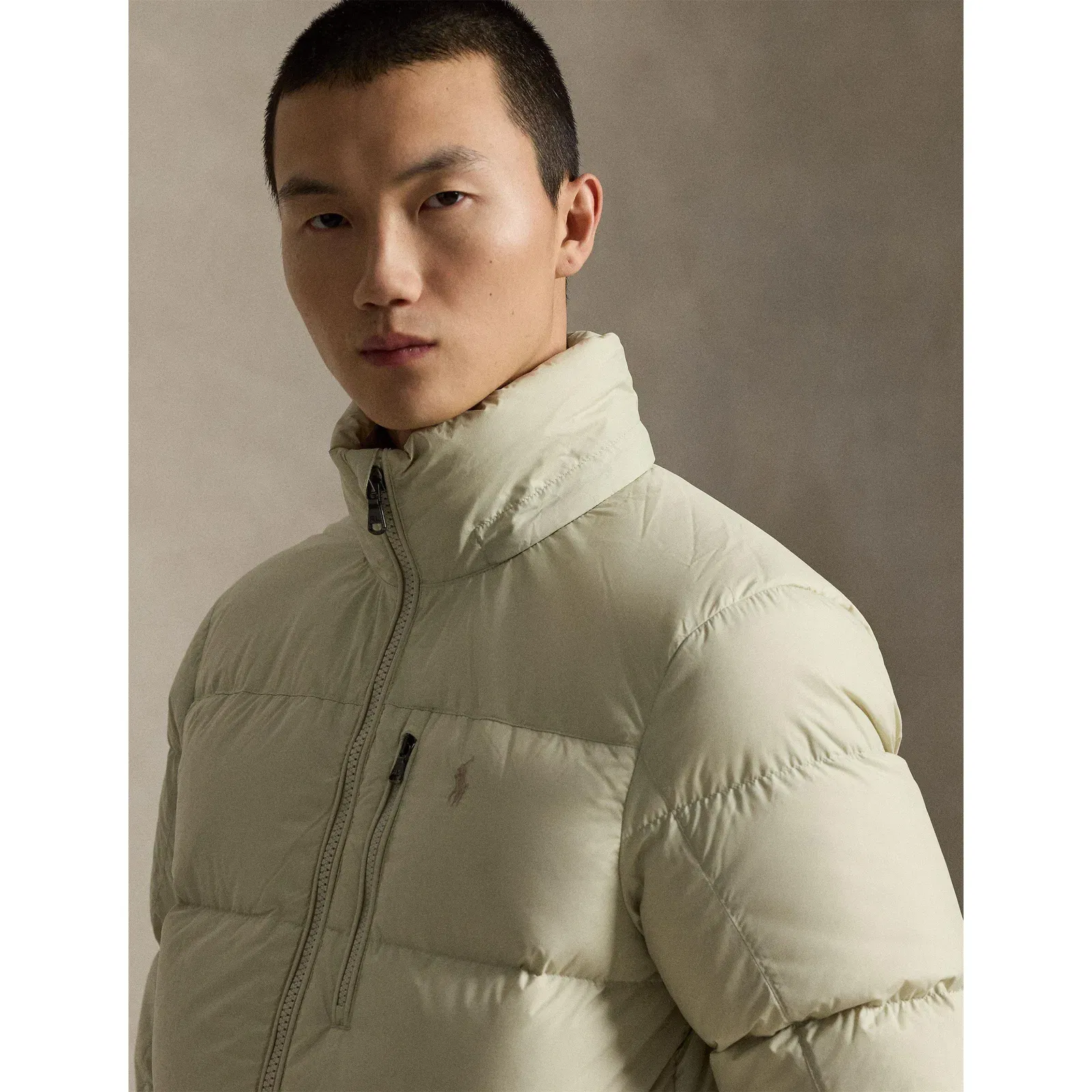 El Cap Water Resistant Duck Down Detachable Hood Short Puffer Jacket