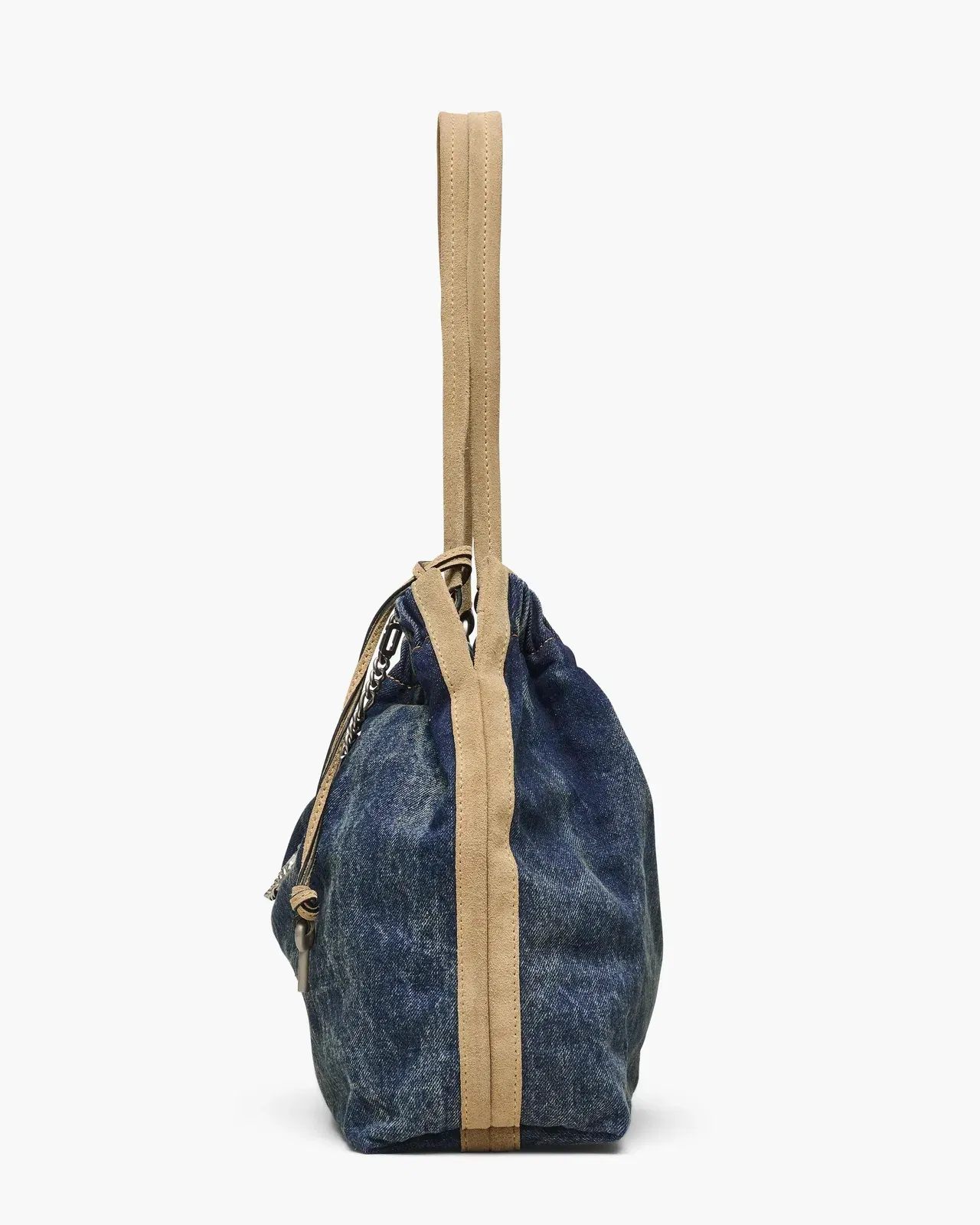 The Denim Suede Cristina Tote