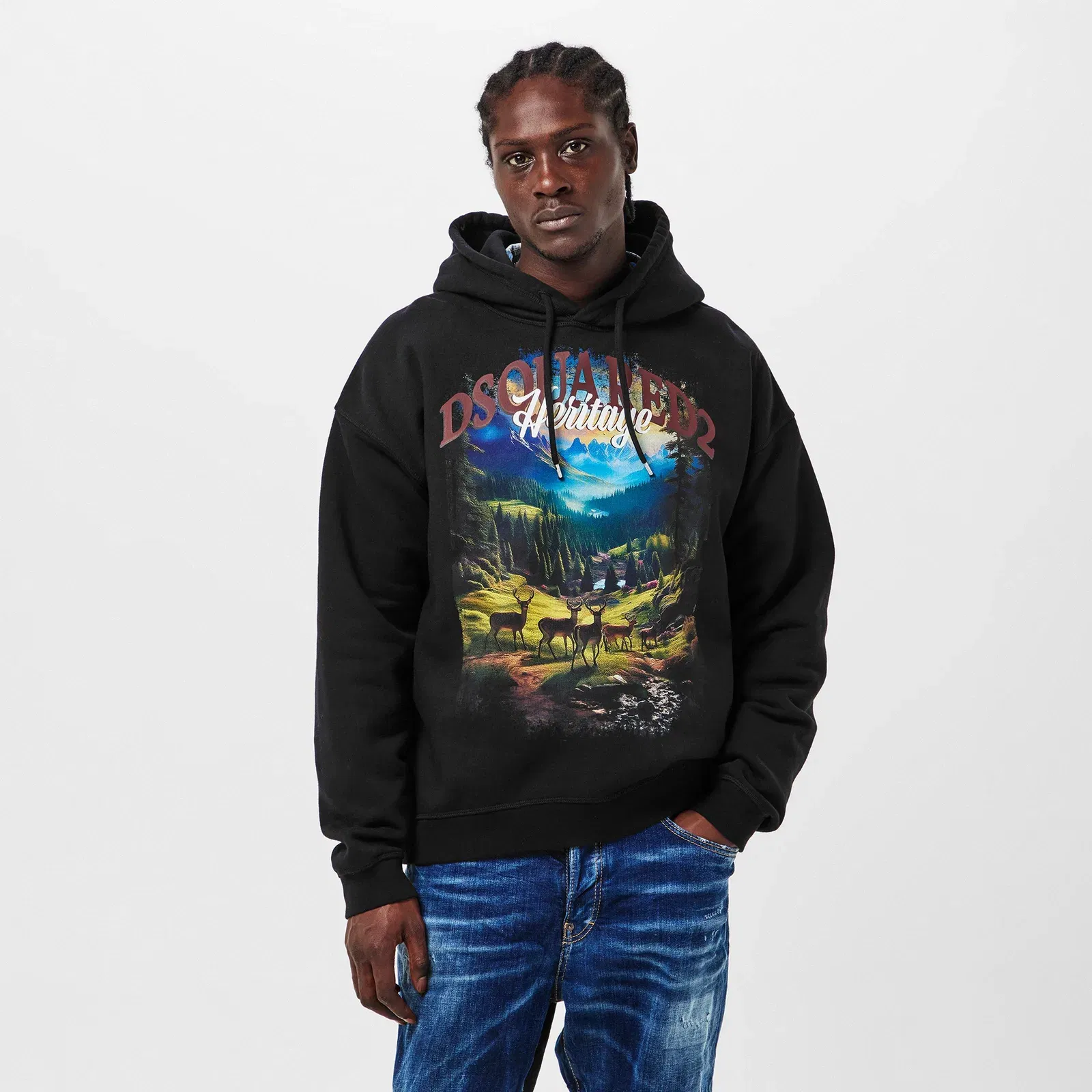 DSQ Heritage Pull Over Hoodie