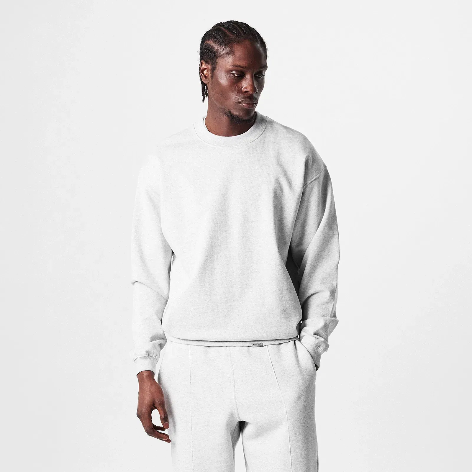 Initial Long Sleeve Crew Sweatshirt