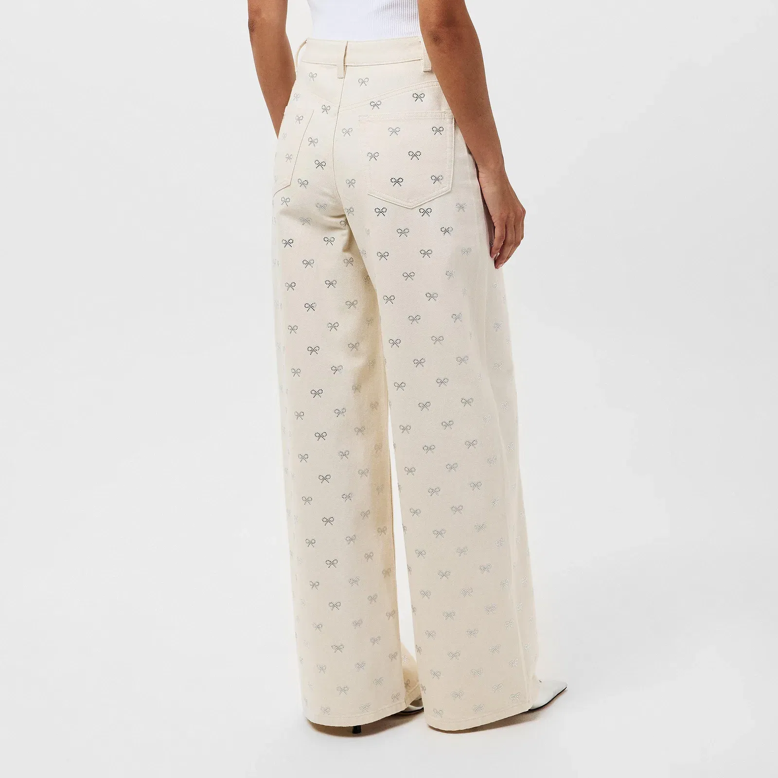 Diamante Wide Leg Jeans