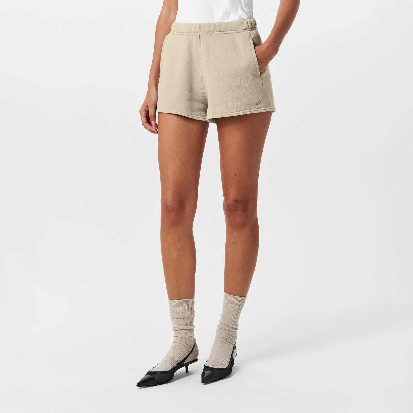 Rep Initial Fleece Material Shorts