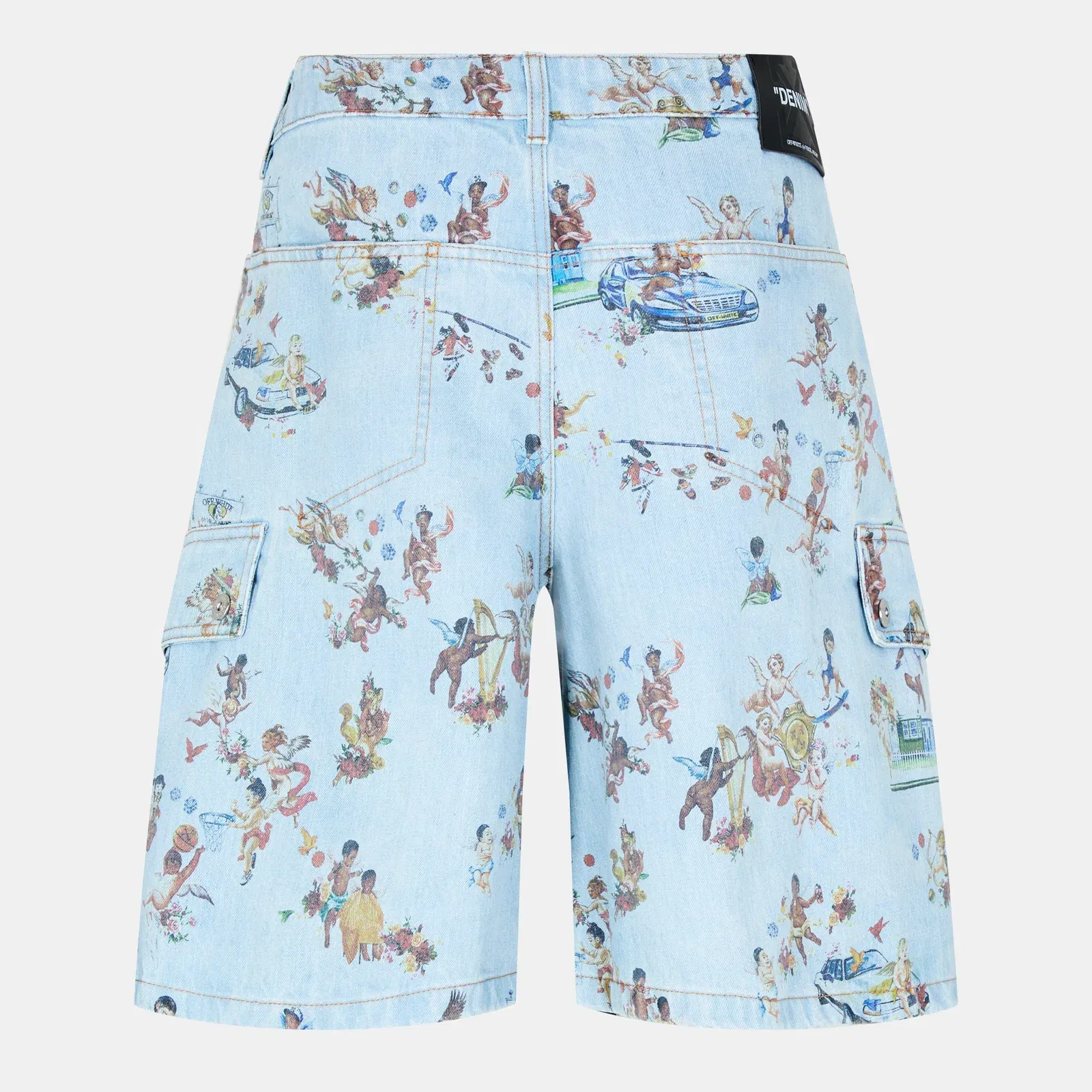 Low Rise Denim Shorts