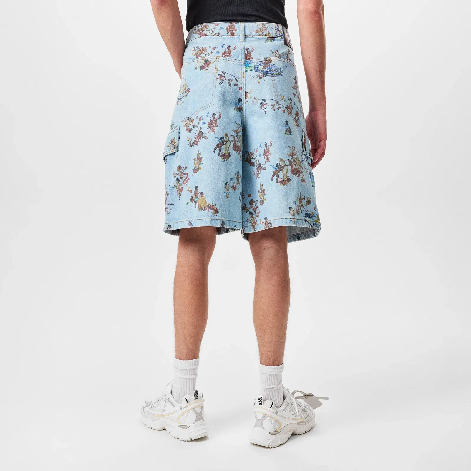 Low Rise Denim Shorts