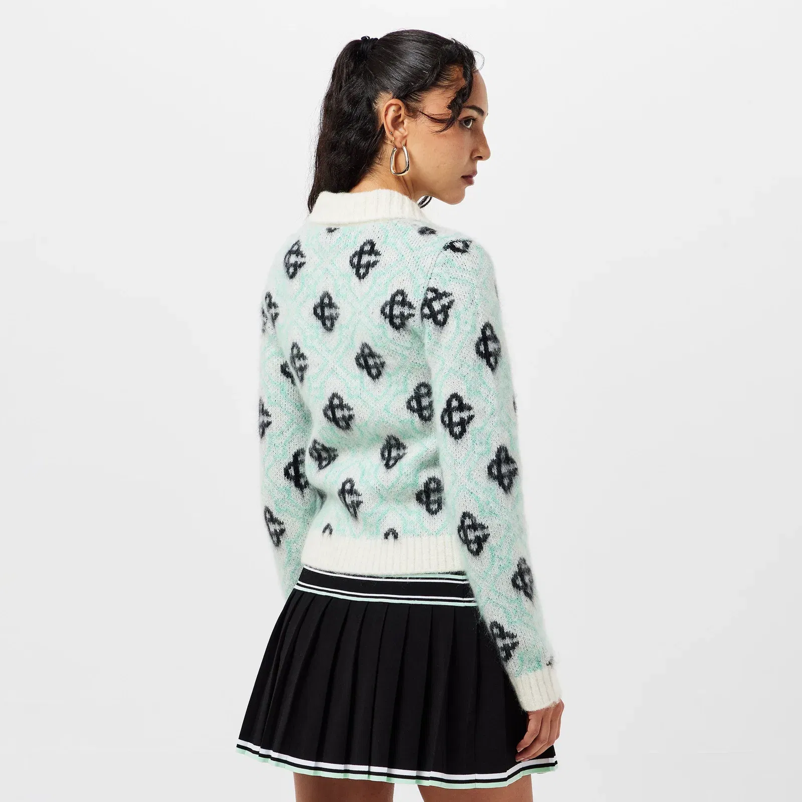 Mono Zip Front Cardigan