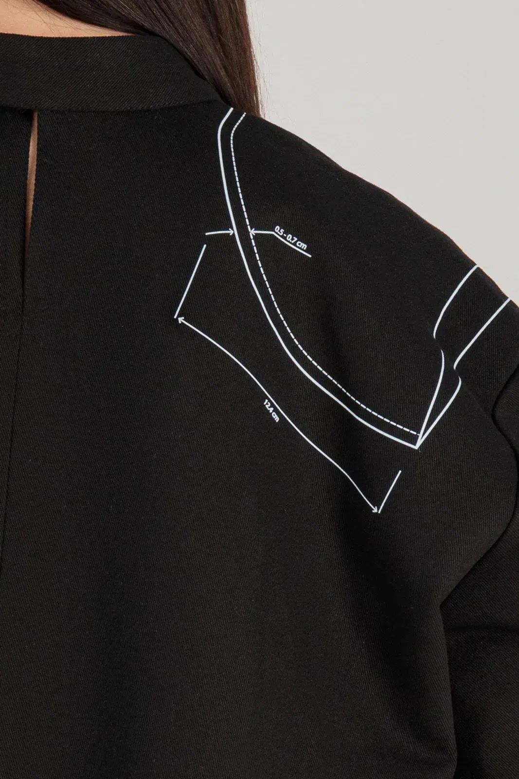TWILL T-Shirt W/ SHOULDER PAD PRINT