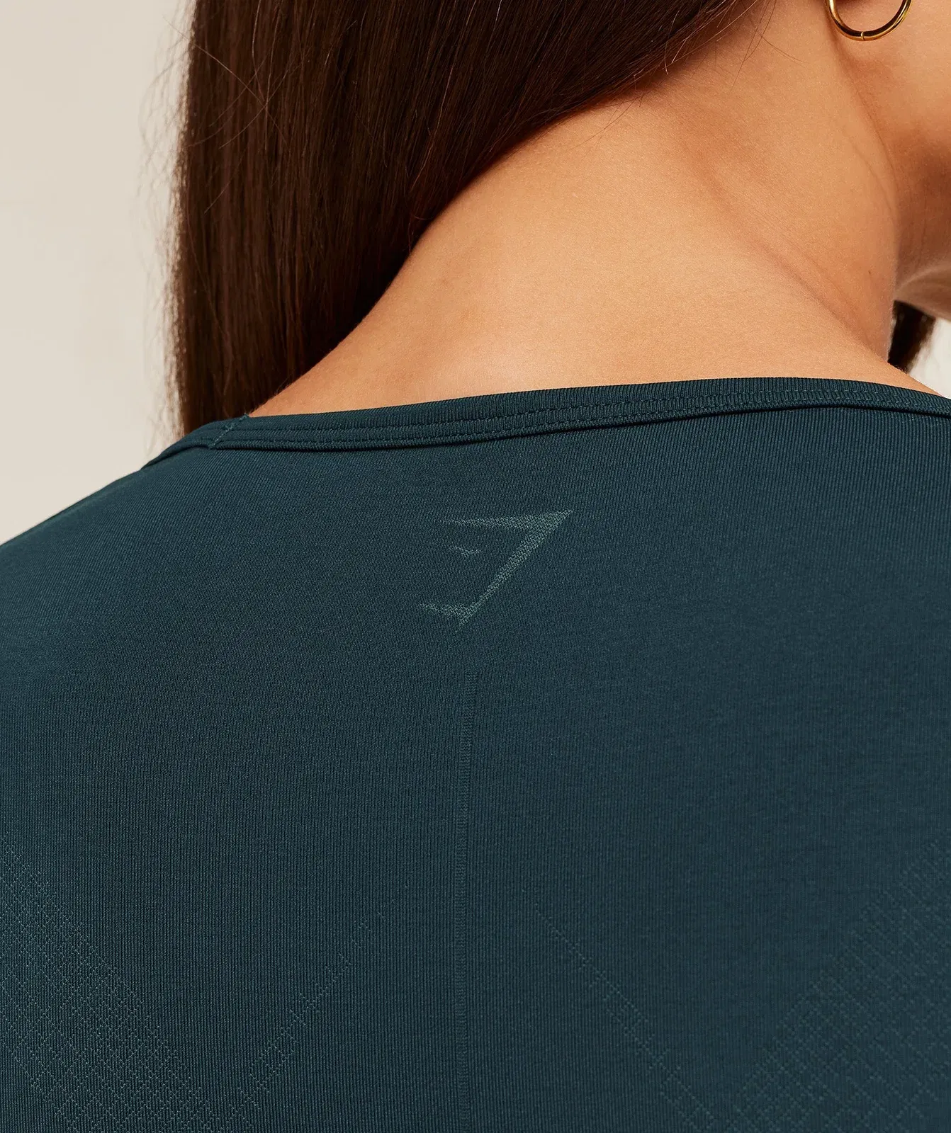 Gymshark Weekend Seamless Short Sleeve Top - Deep Petrol Blue / Stealth Blue