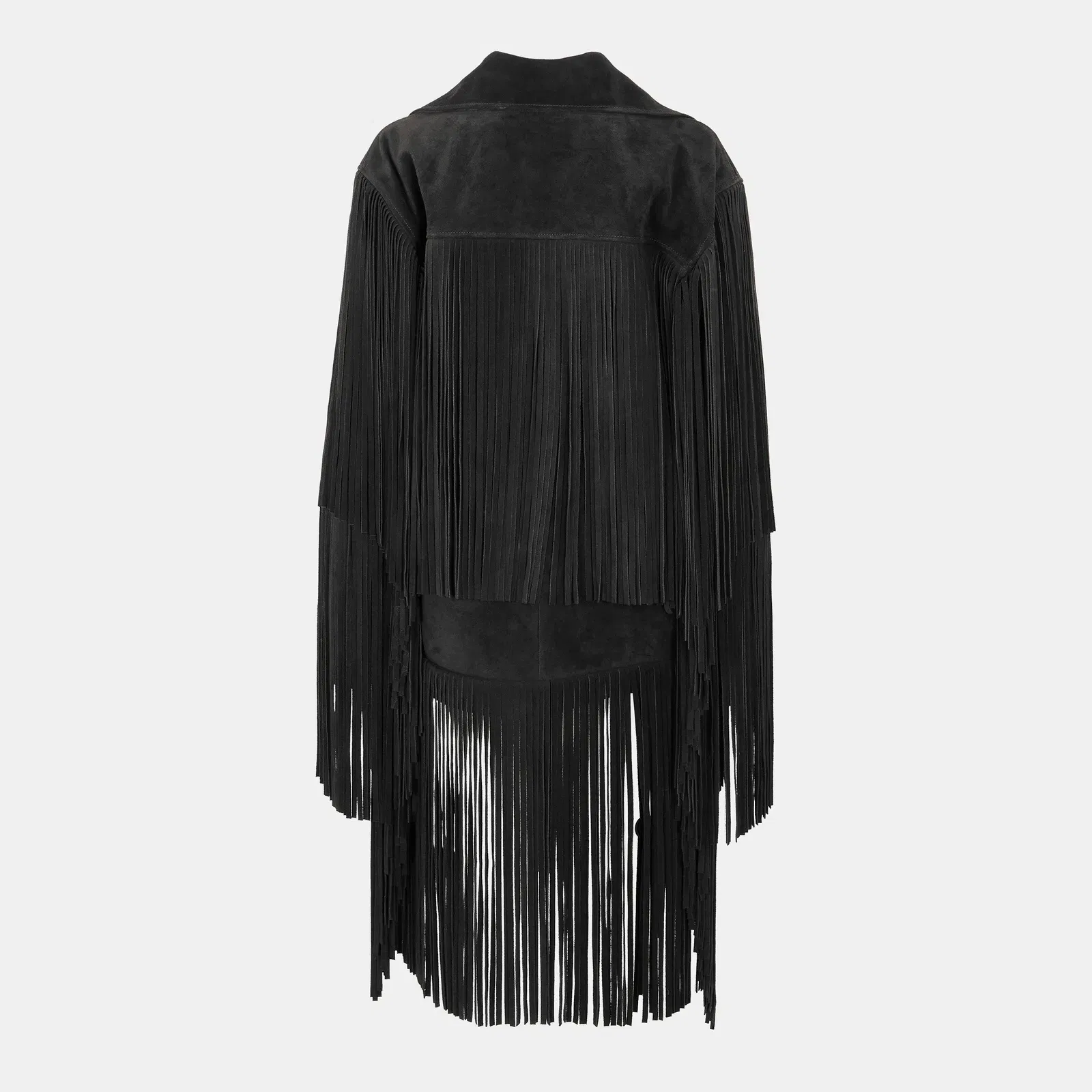 Suede Structured Leather Jacket