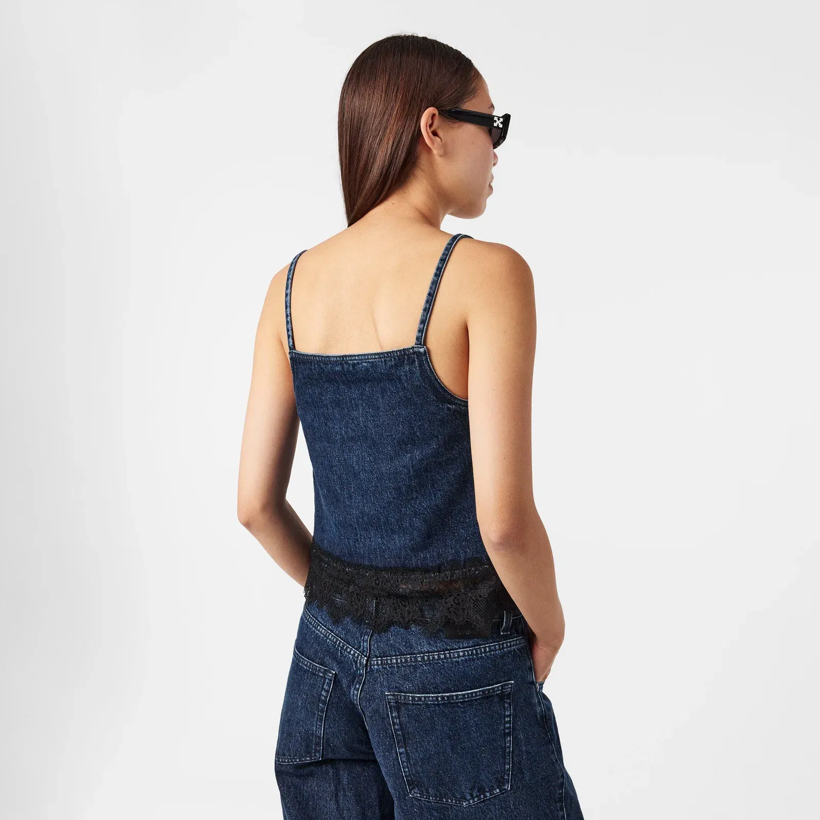 Textured Ribbing Cotton Mix Knitted Top