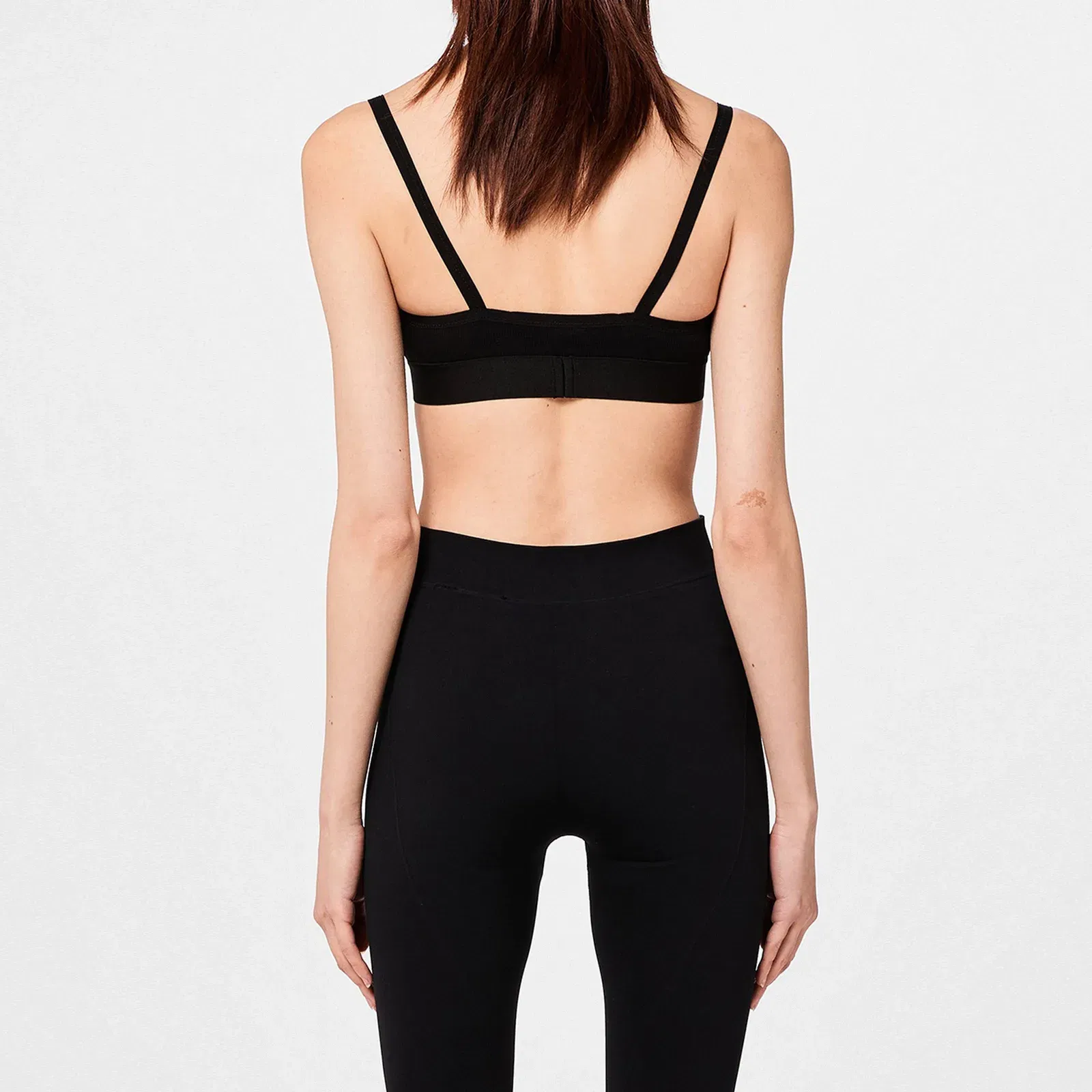 Helvetica Logo Basic Rib Bra, Iconic Design