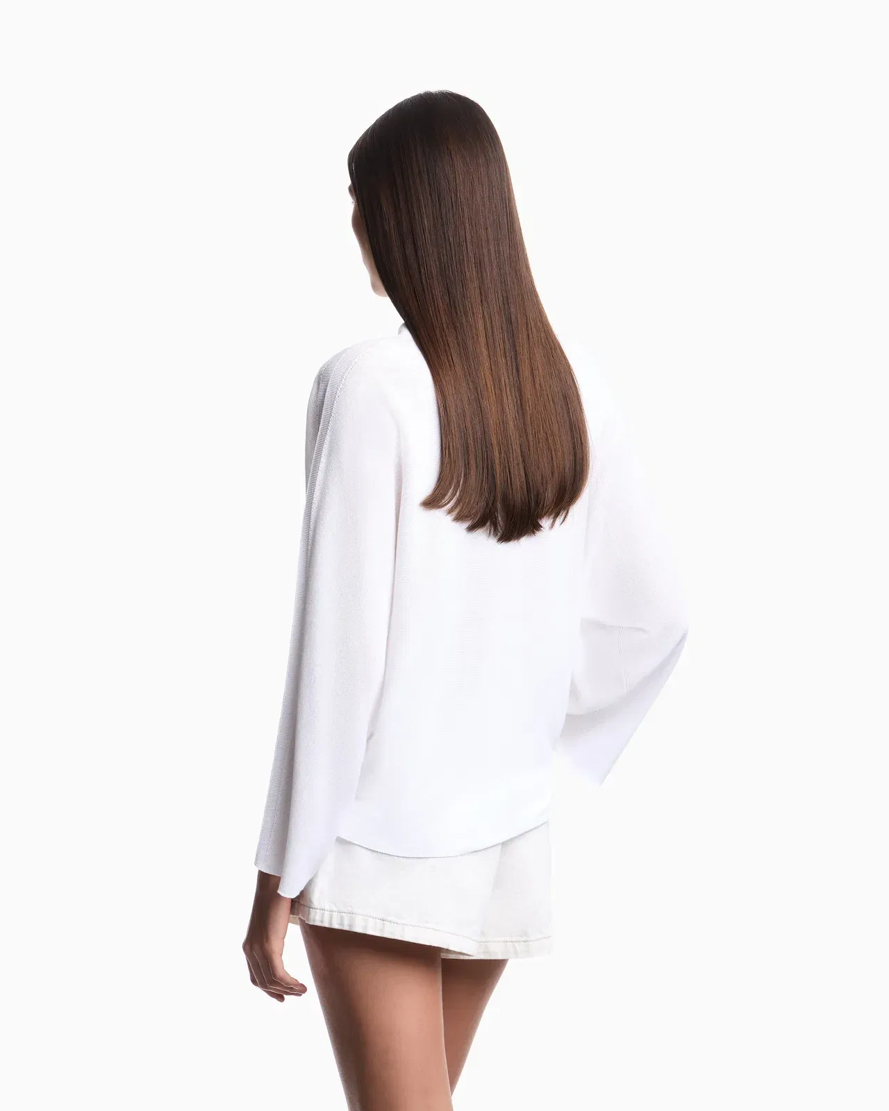 Emporio Armani Link-stitch knit jumper