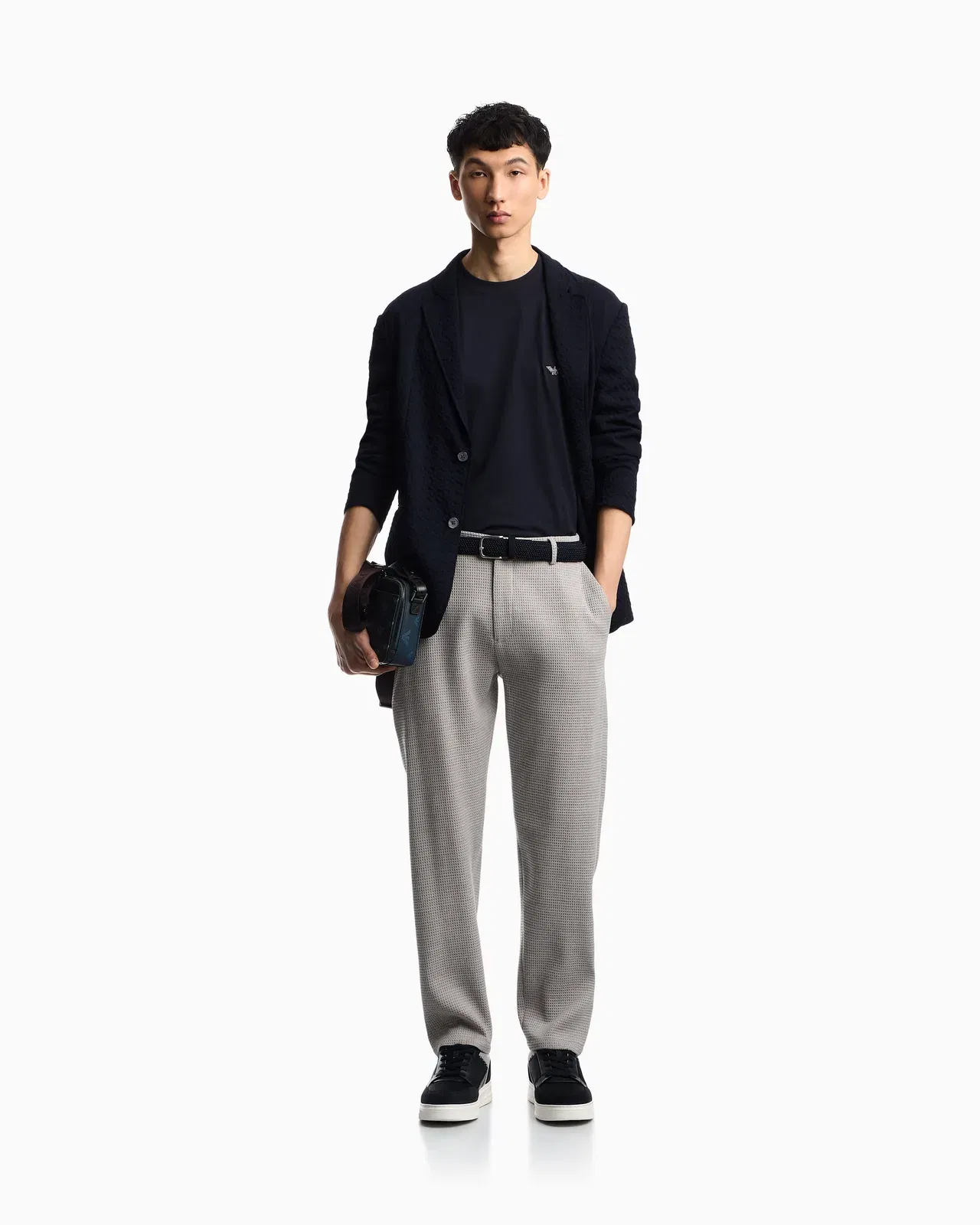 Emporio Armani Pima jersey crew-neck jumper