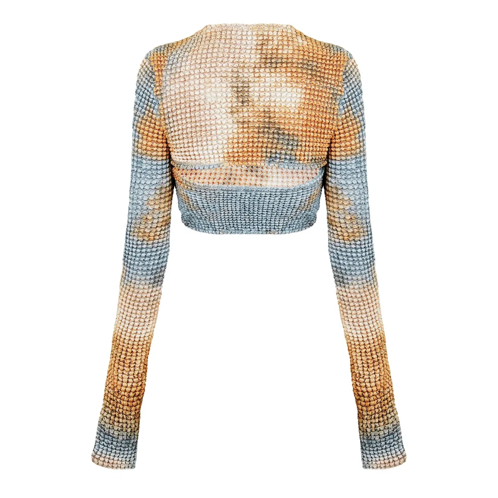 Tie Dye Double Crop Top, Tie-Dye Design