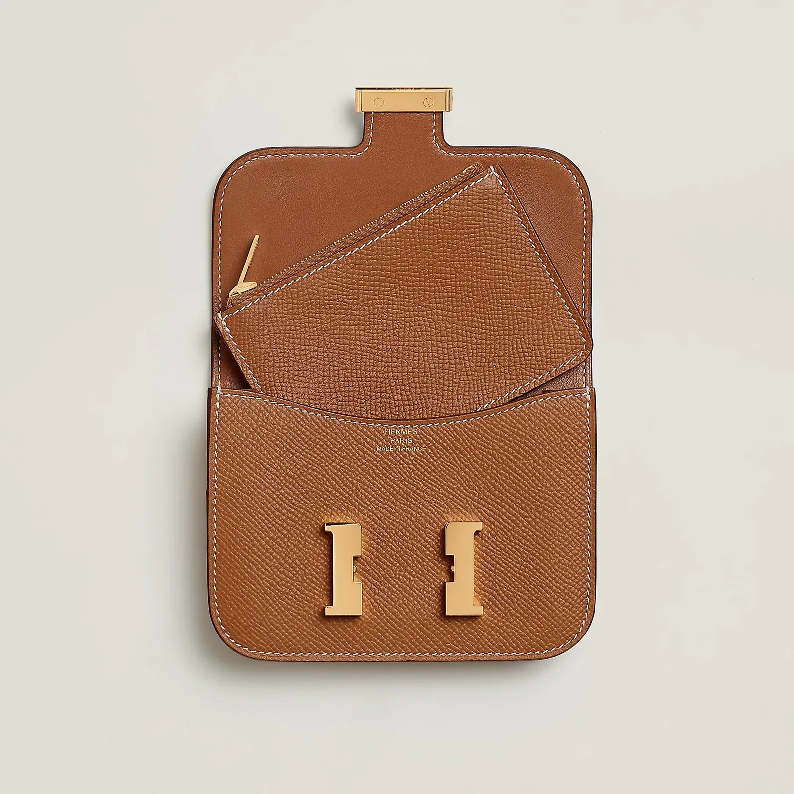 Hermes Constance Slim Wallet Alezan