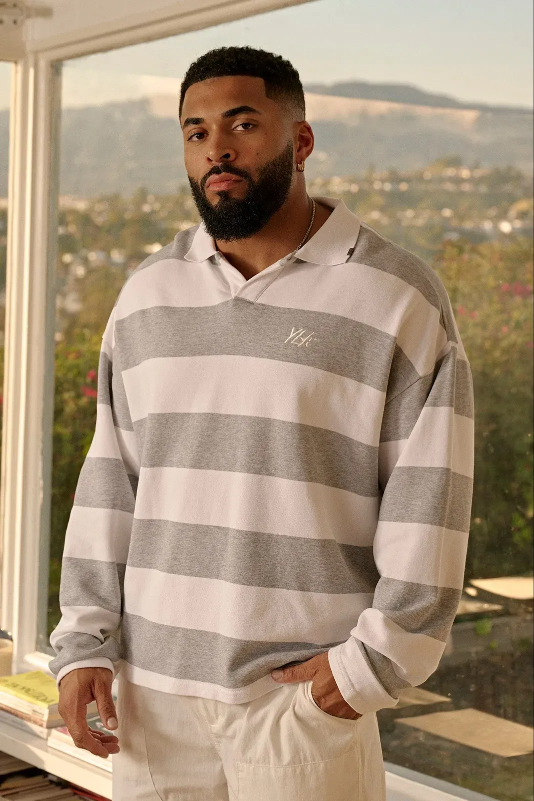 8069 - Menace Longsleeve Polo