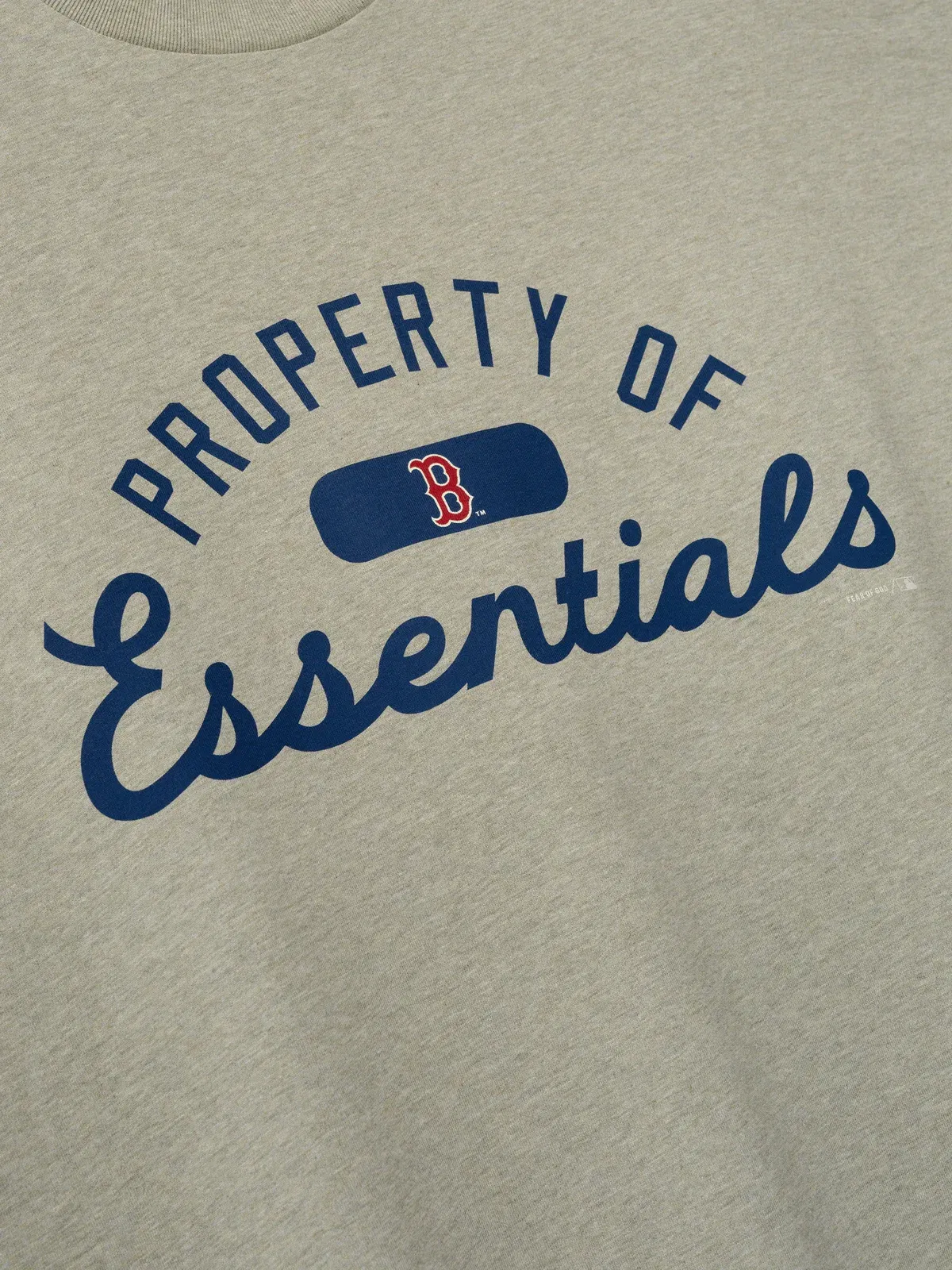 Essentials Red Sox Merch T-Shirt Seal Heather