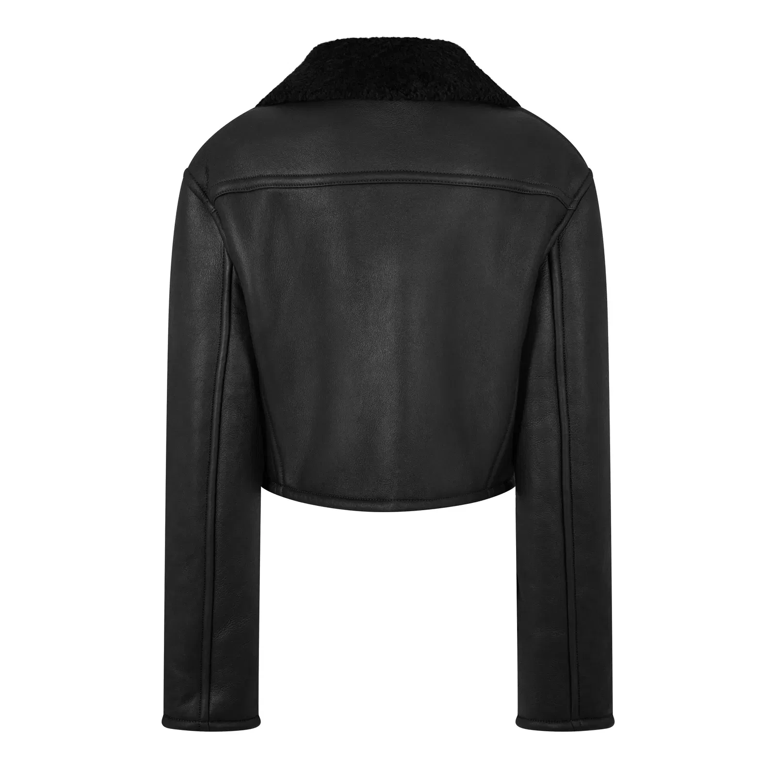 Marino Blouson Long Sleeve Lamb Leather Jacket