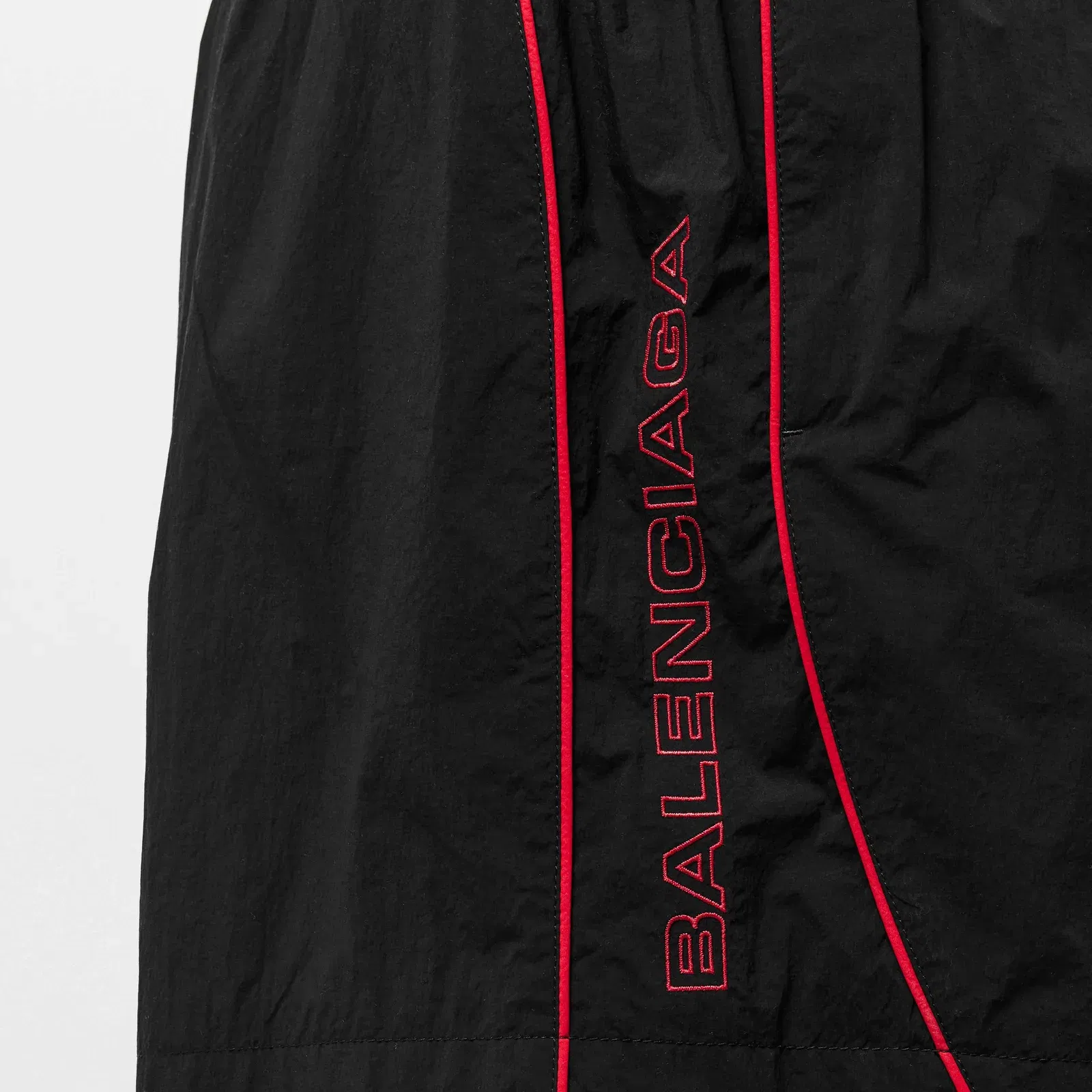 Embroidered Track Shorts