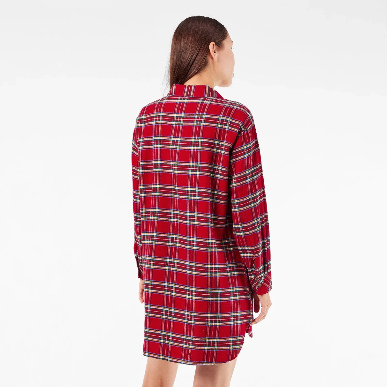 Button-Through Relaxed Fit Nightshirt