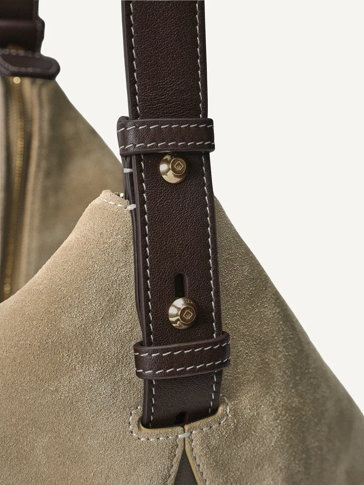 Songmont Extra Large Yore Hobo Bag Dune Suede