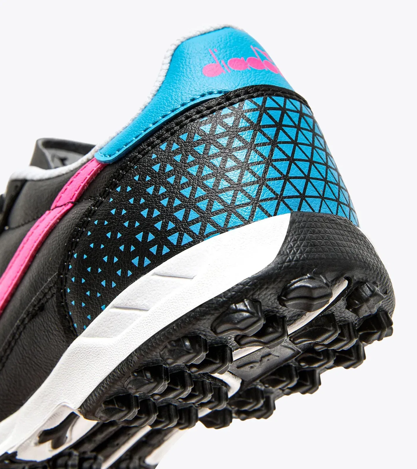 Diadora Calcetto Gr Lt Tf Y Blk/Pink Fluo/Cyan Blue Fluo