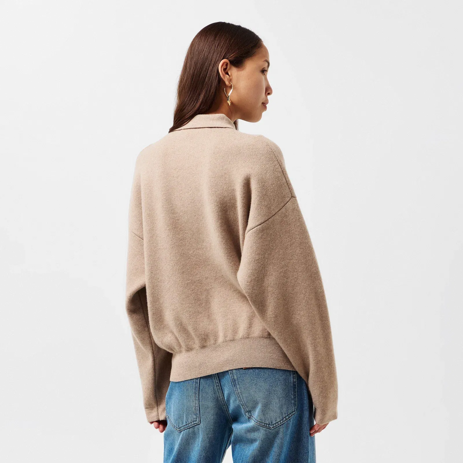 Structured Crew Neck Jumper