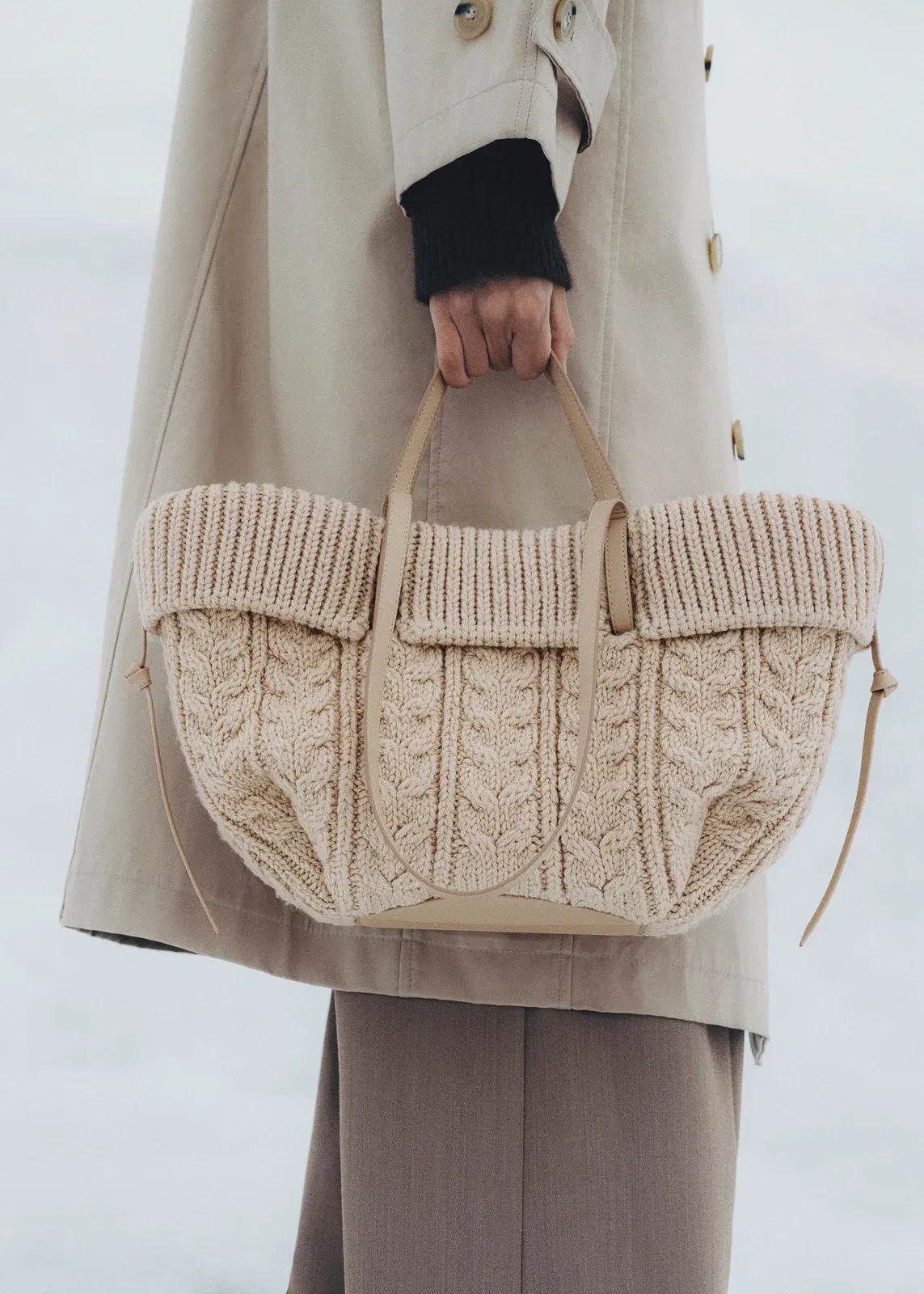 Polene Cyme Mini Merino Ecru