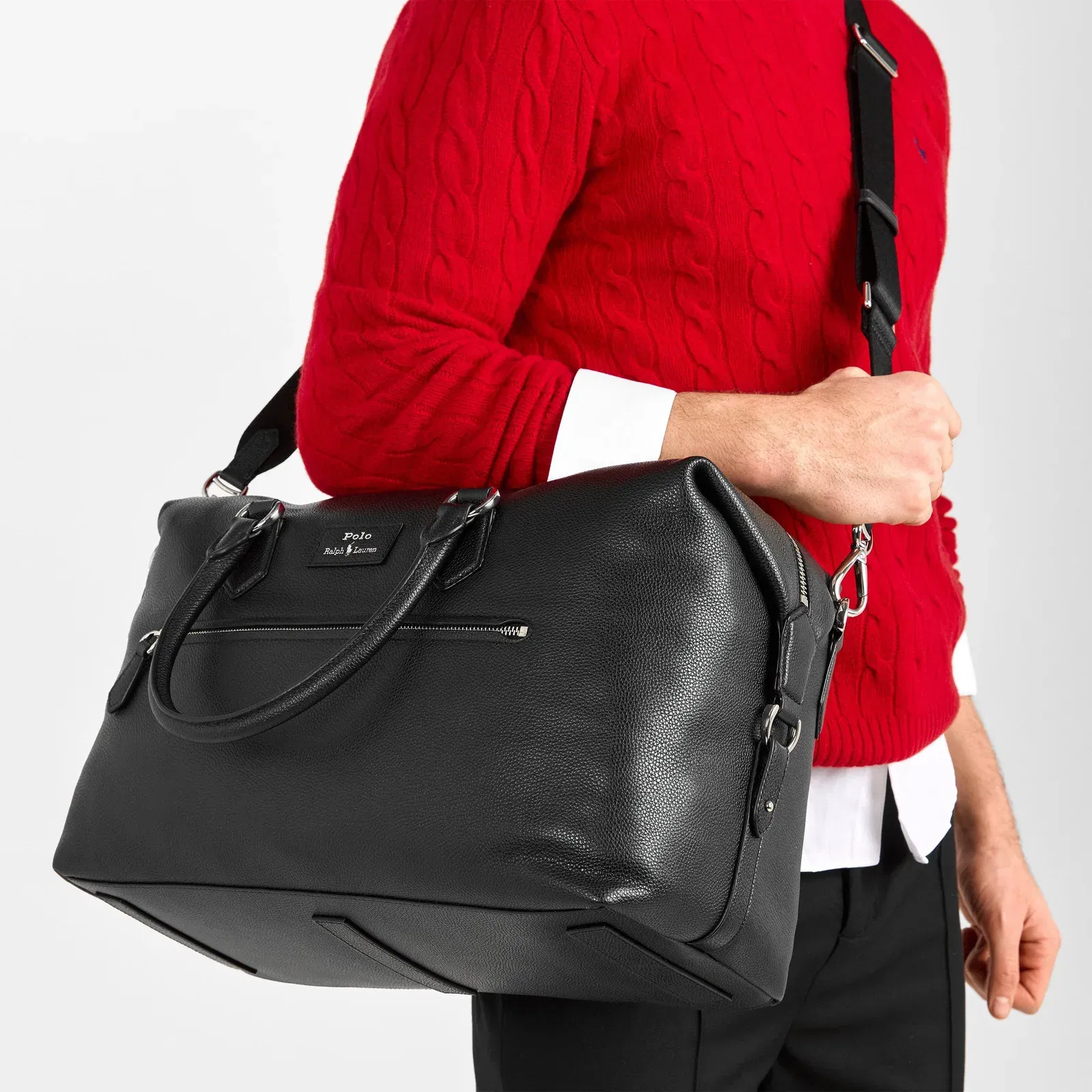Pebble Leather Duffle Holdall