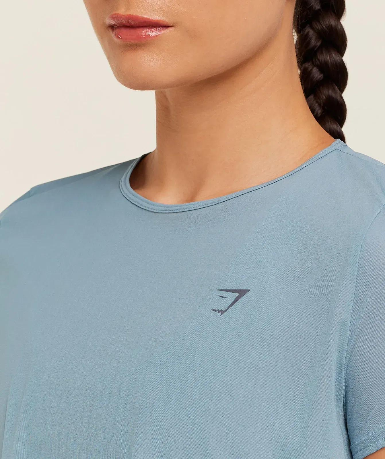 Gymshark Running Short Sleeve T-Shirt - GS Storm Blue