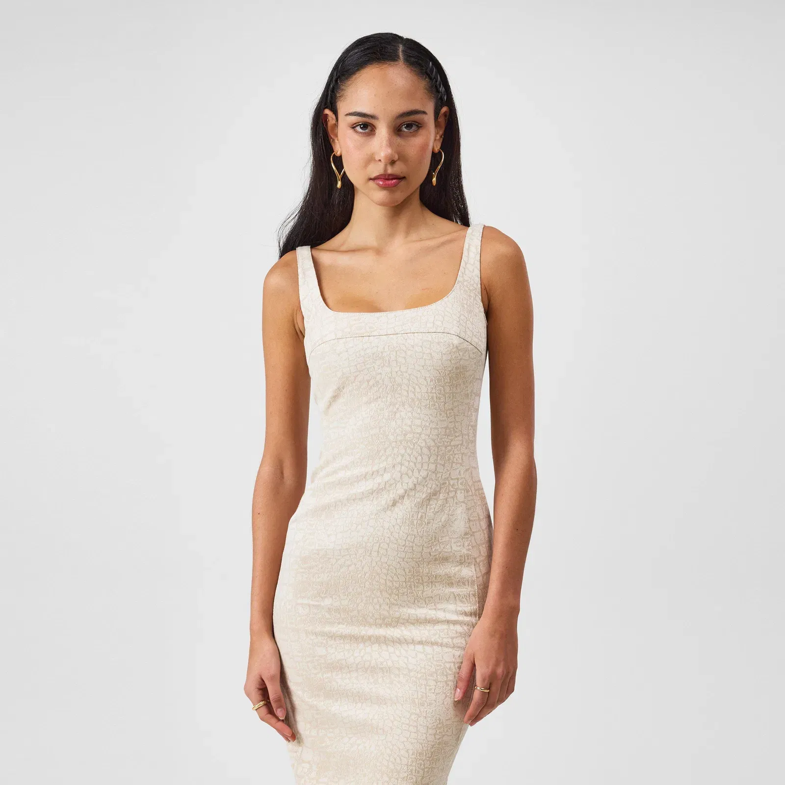 Croc Maxi Dress