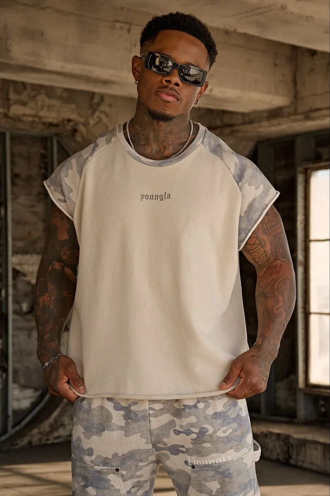 4243 - Raw Raglan Tanks
