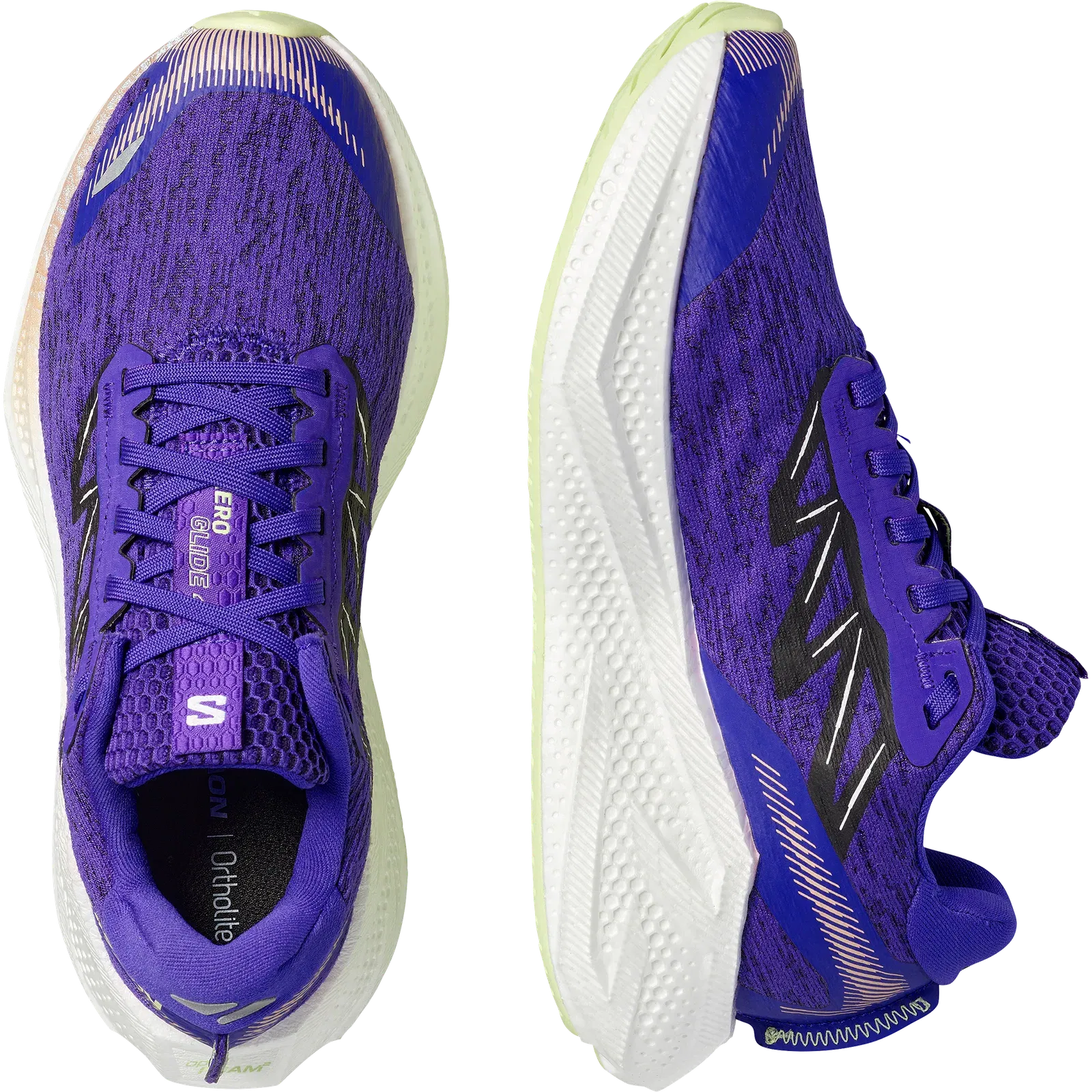 Salomon Aero Glide 4 Road Running Shoes Womens Deep Blue