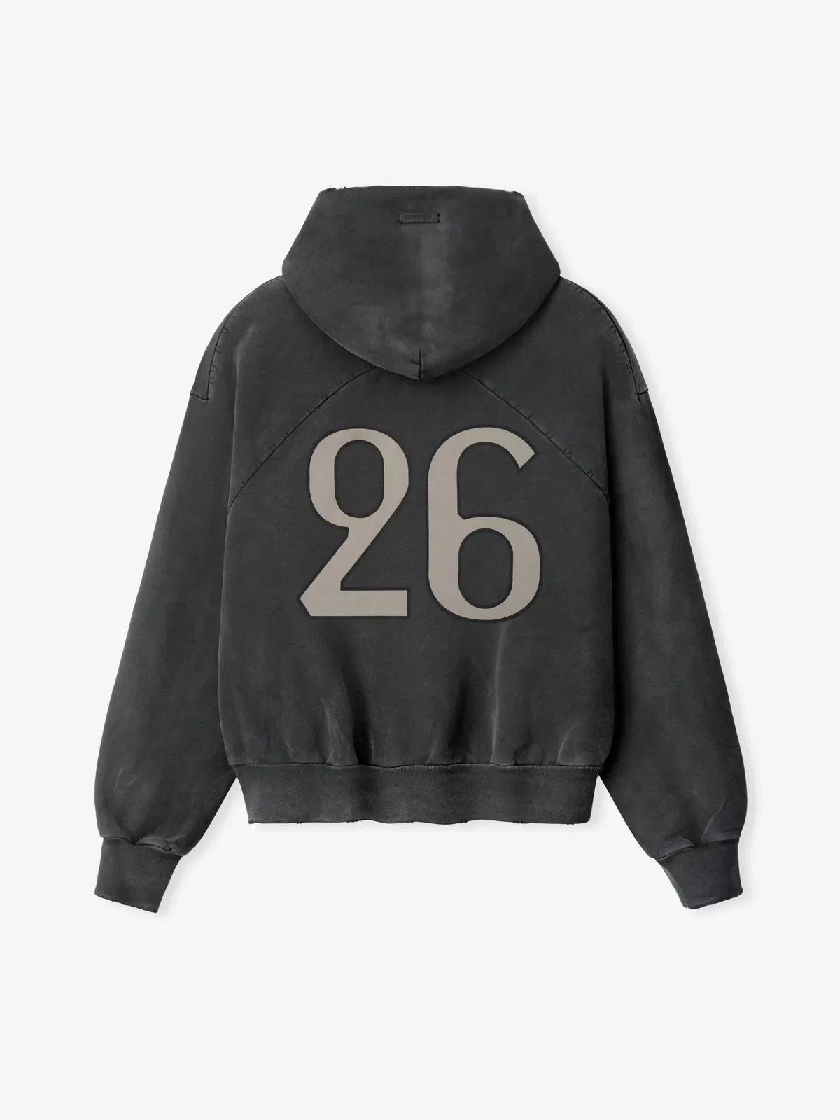 Essentials 26 Classic Half Raglan Hoodie Off Black