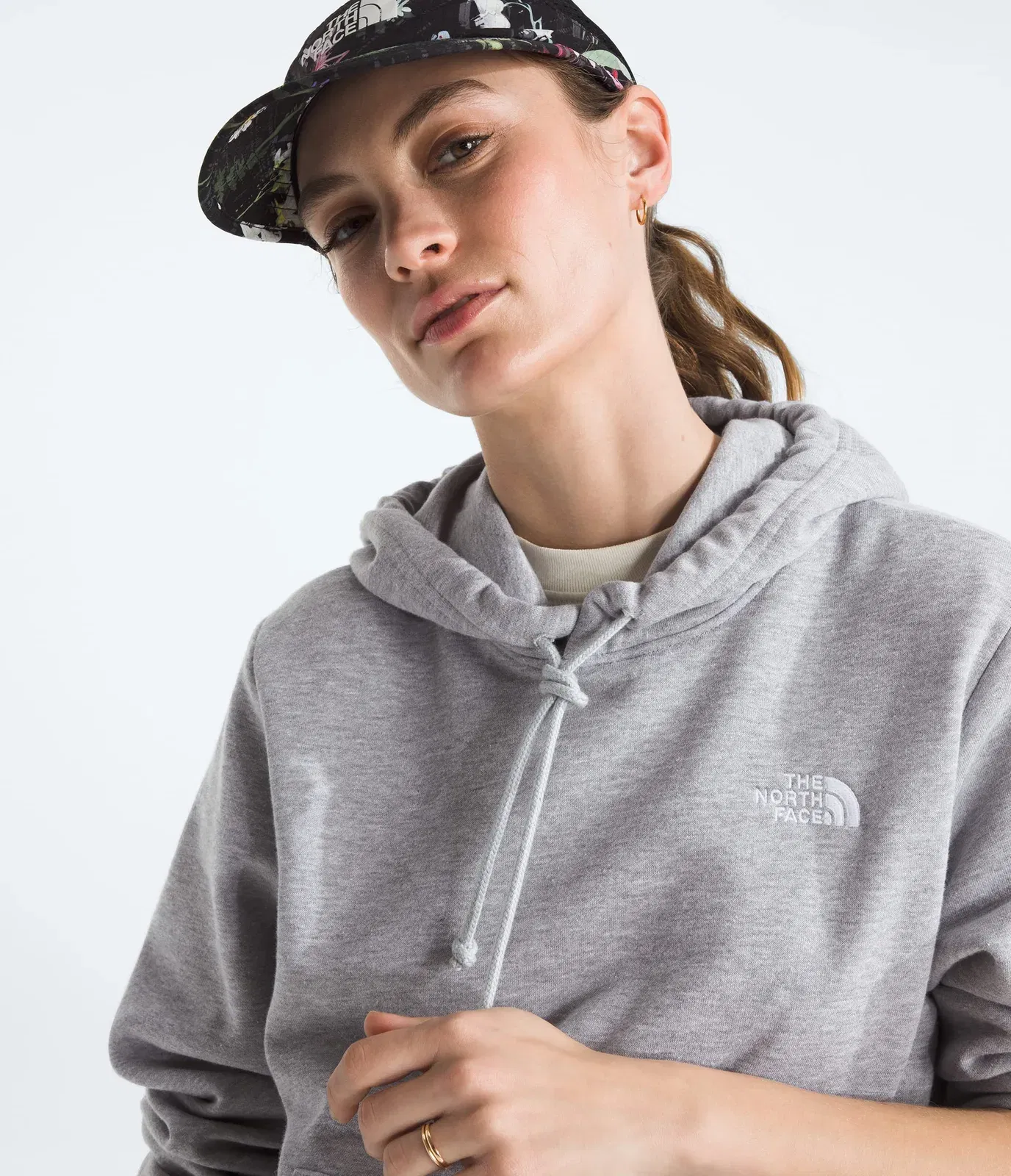 The North Face Women’s Evolution Simple Dome Regular Hoodie TNF Pale Grey Heather