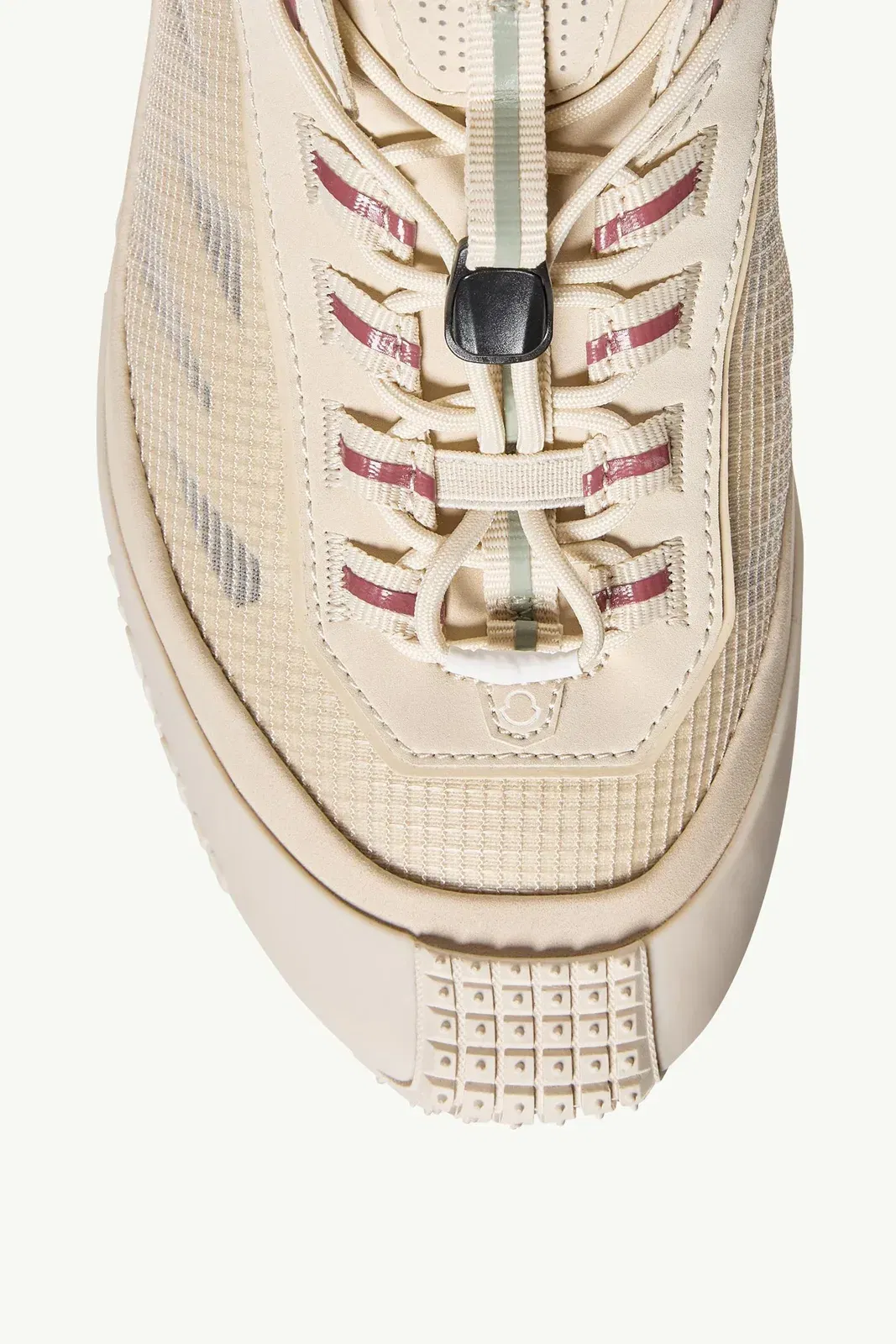 Moncler Trailgrip LP Suede & Nubuck Sneaker Light Beige