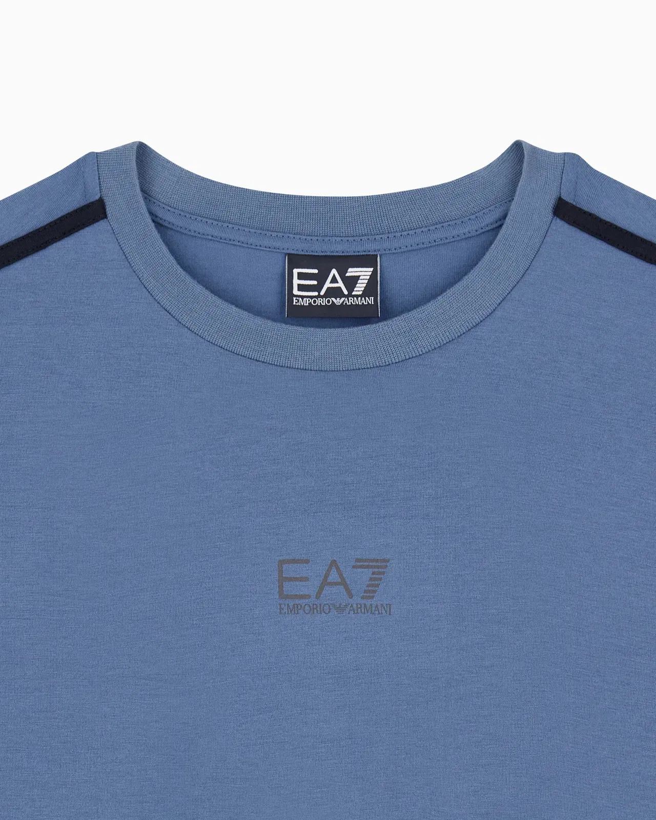 EA7 T-shirt Natural Ventus 7 in regular fit jersey