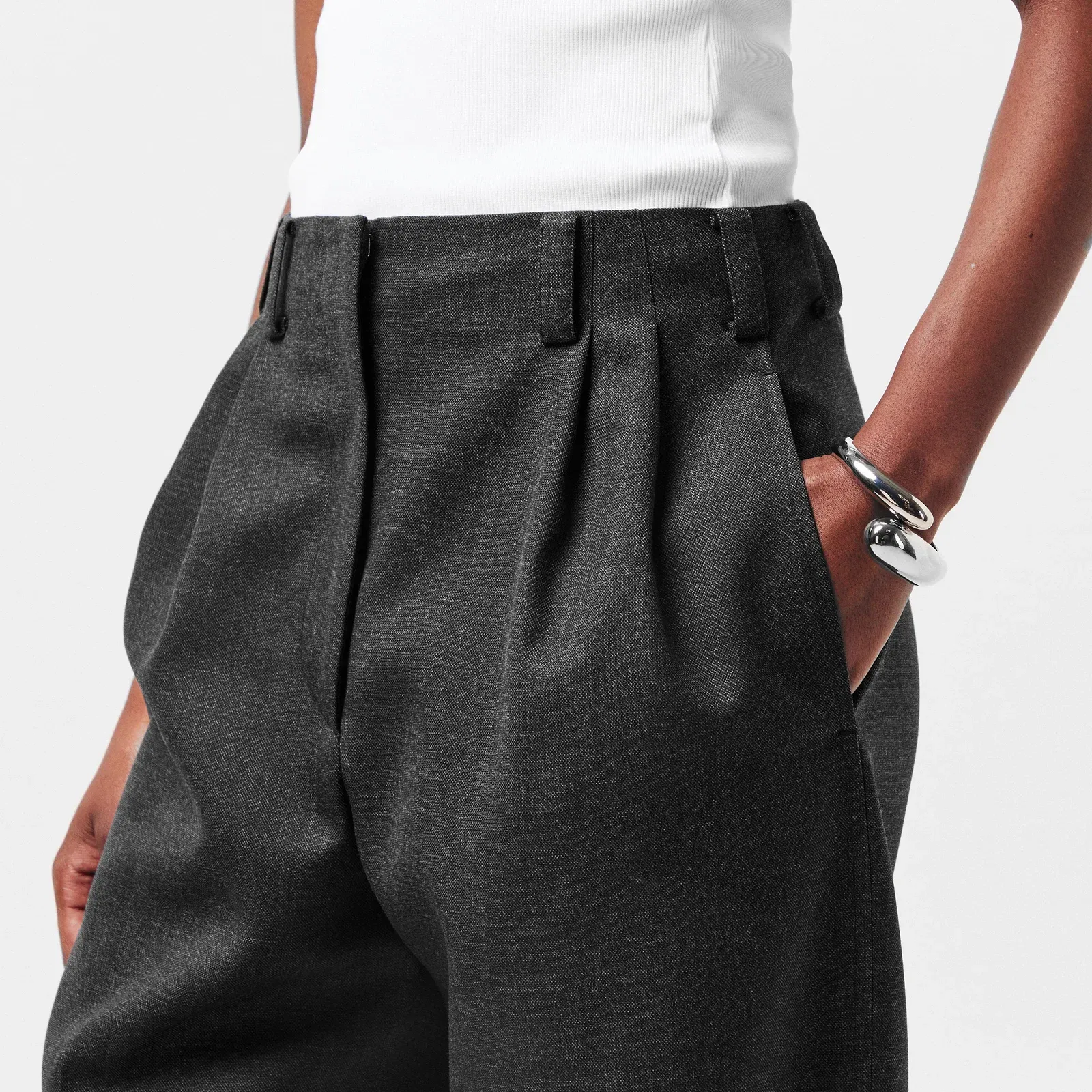 Double Pleated Trousers