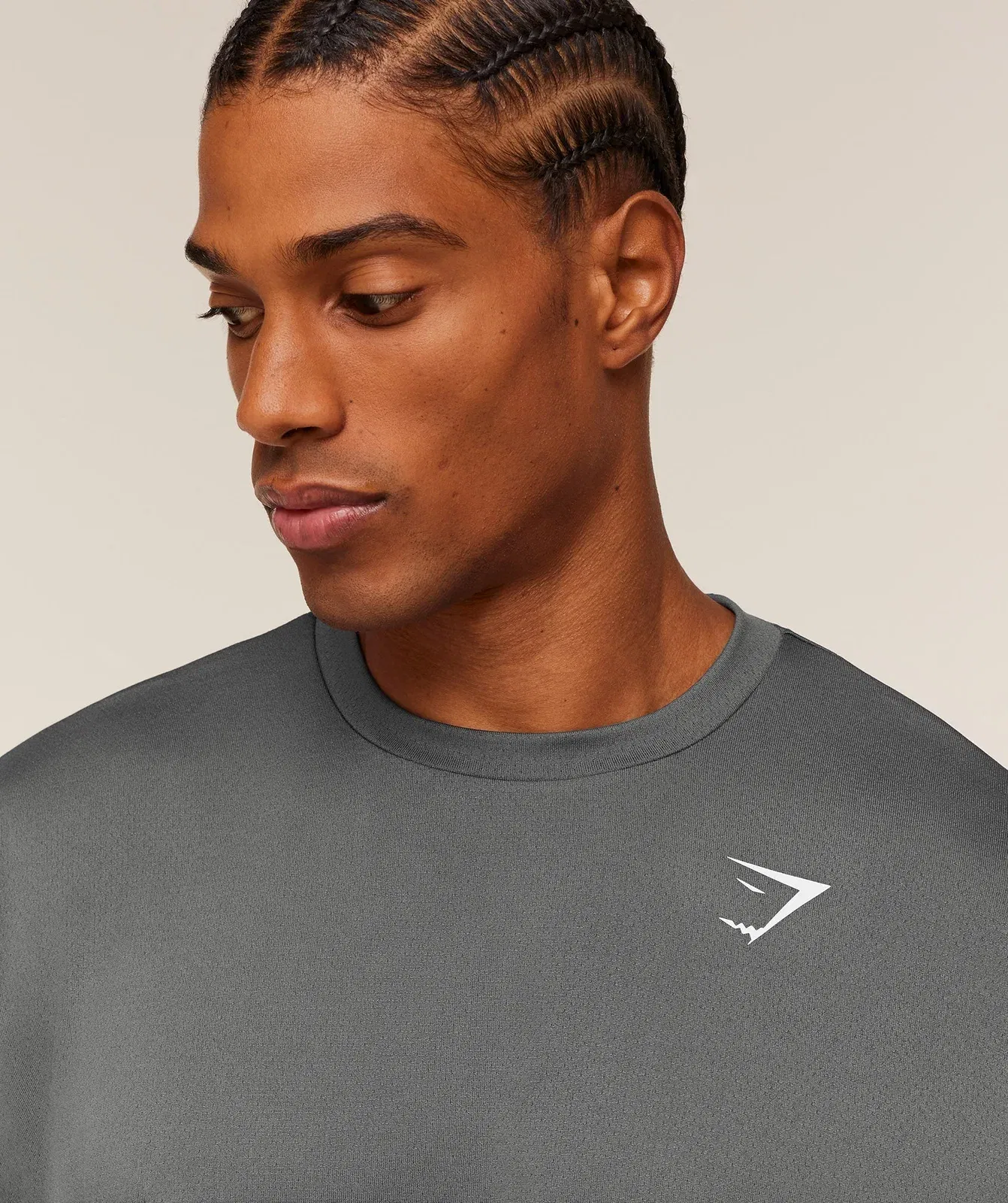 Gymshark Arrival Oversized Long Sleeve T-Shirt - Silhouette Grey