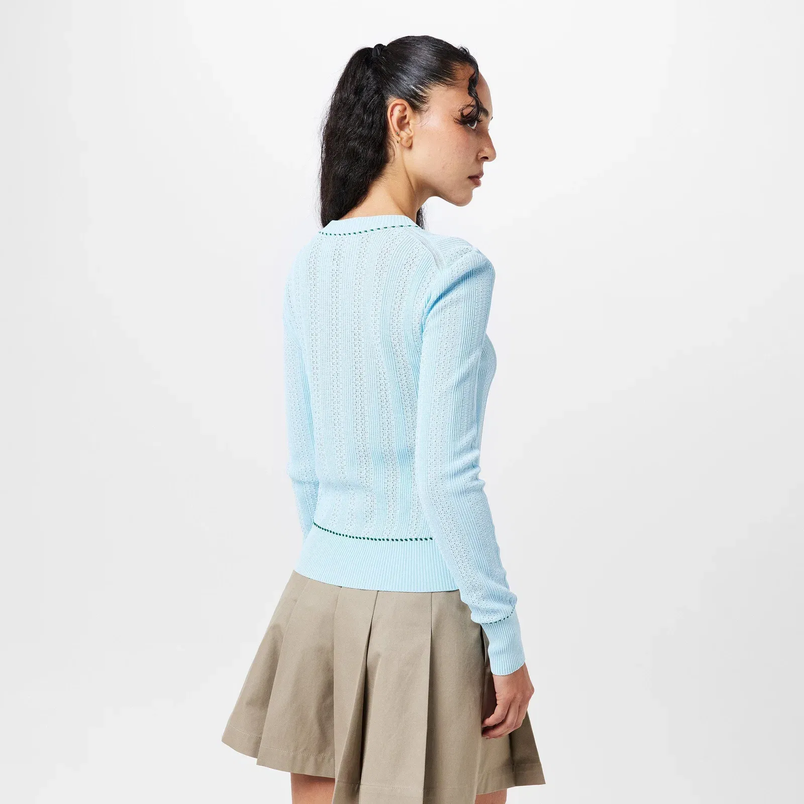Alex Log Knitted Crew Neck Jumper