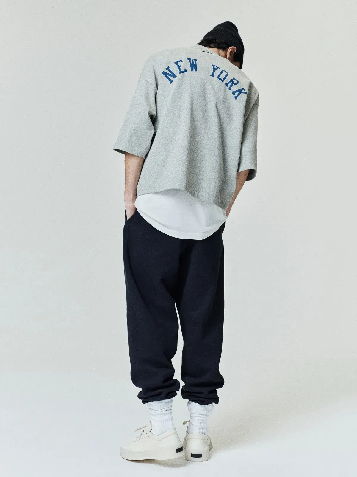 Essentials Mets Merch T-Shirt Concrete Heather