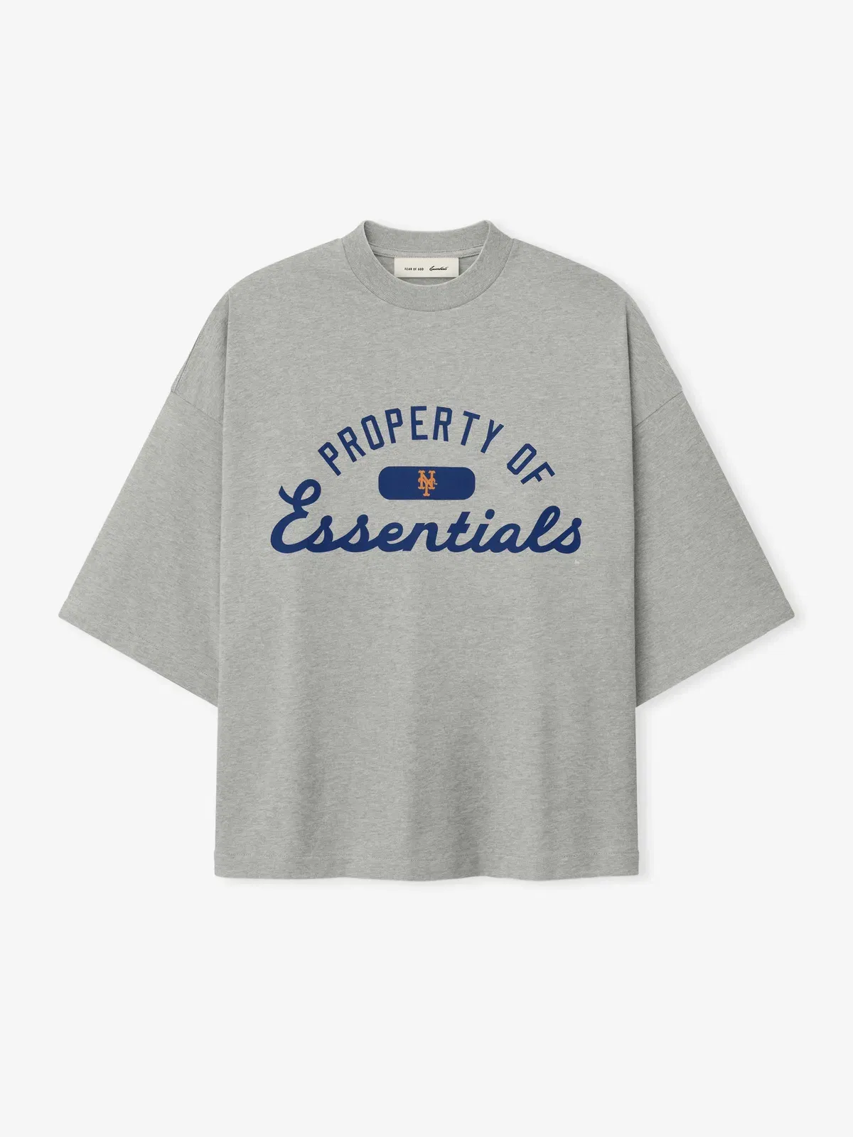 Essentials Mets Merch T-Shirt Concrete Heather